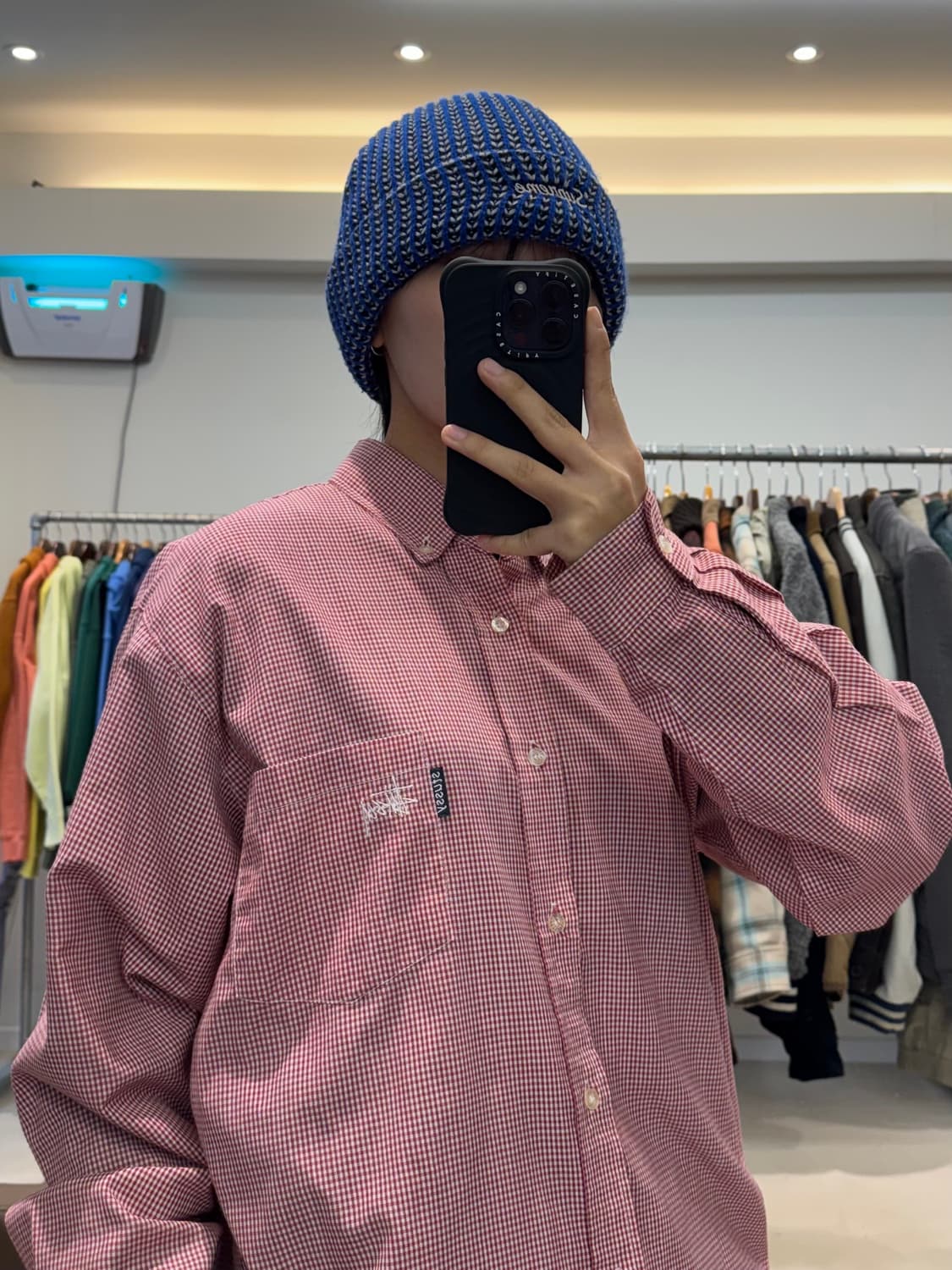 90’s 스투시 체크 셔츠 상품이미지9