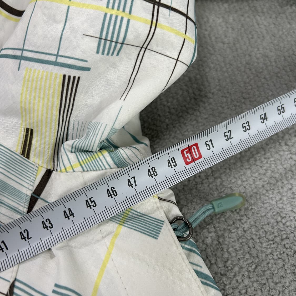 노스페이스 화이트 패턴 방수 자켓 XS 상품이미지4