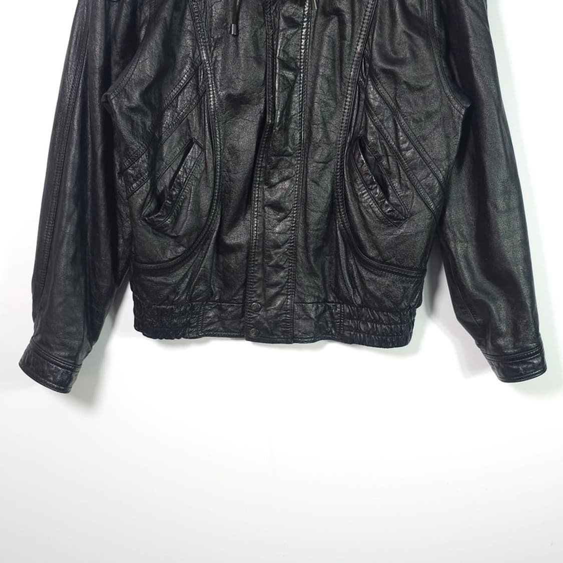 H.B. LEATHER 빈티지 소가죽 자켓 XL 상품이미지4