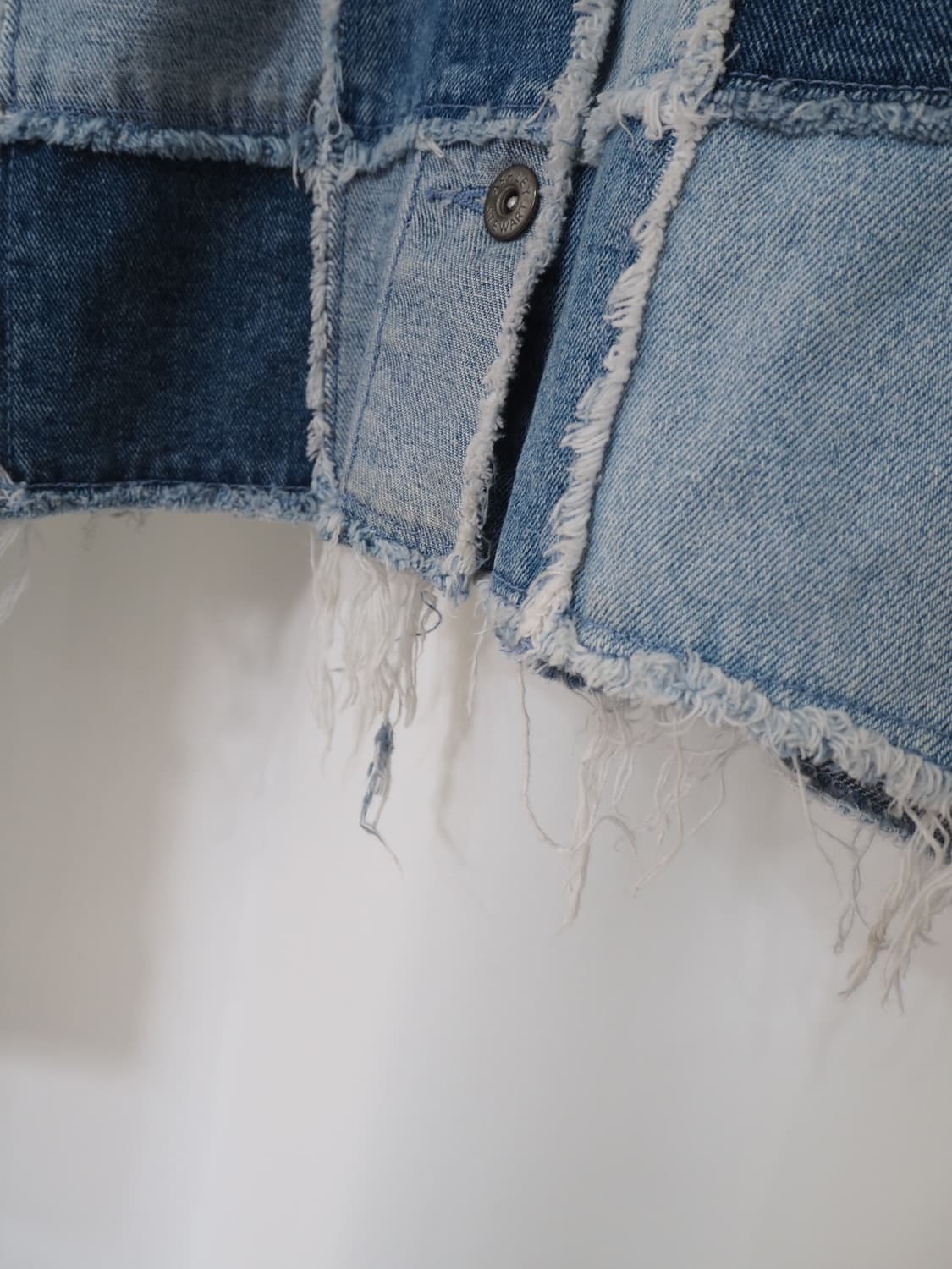 Ashley Stewart patchwork denim jacket  상품이미지4