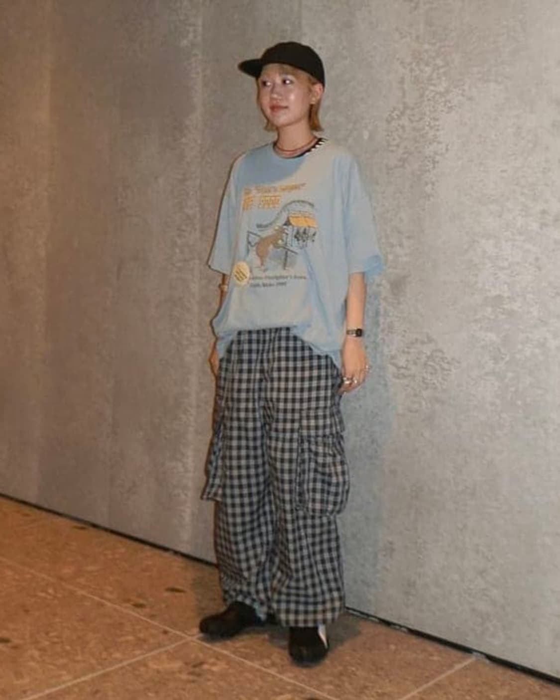 BEAMS Check Cargo Easy Pants 상품이미지4