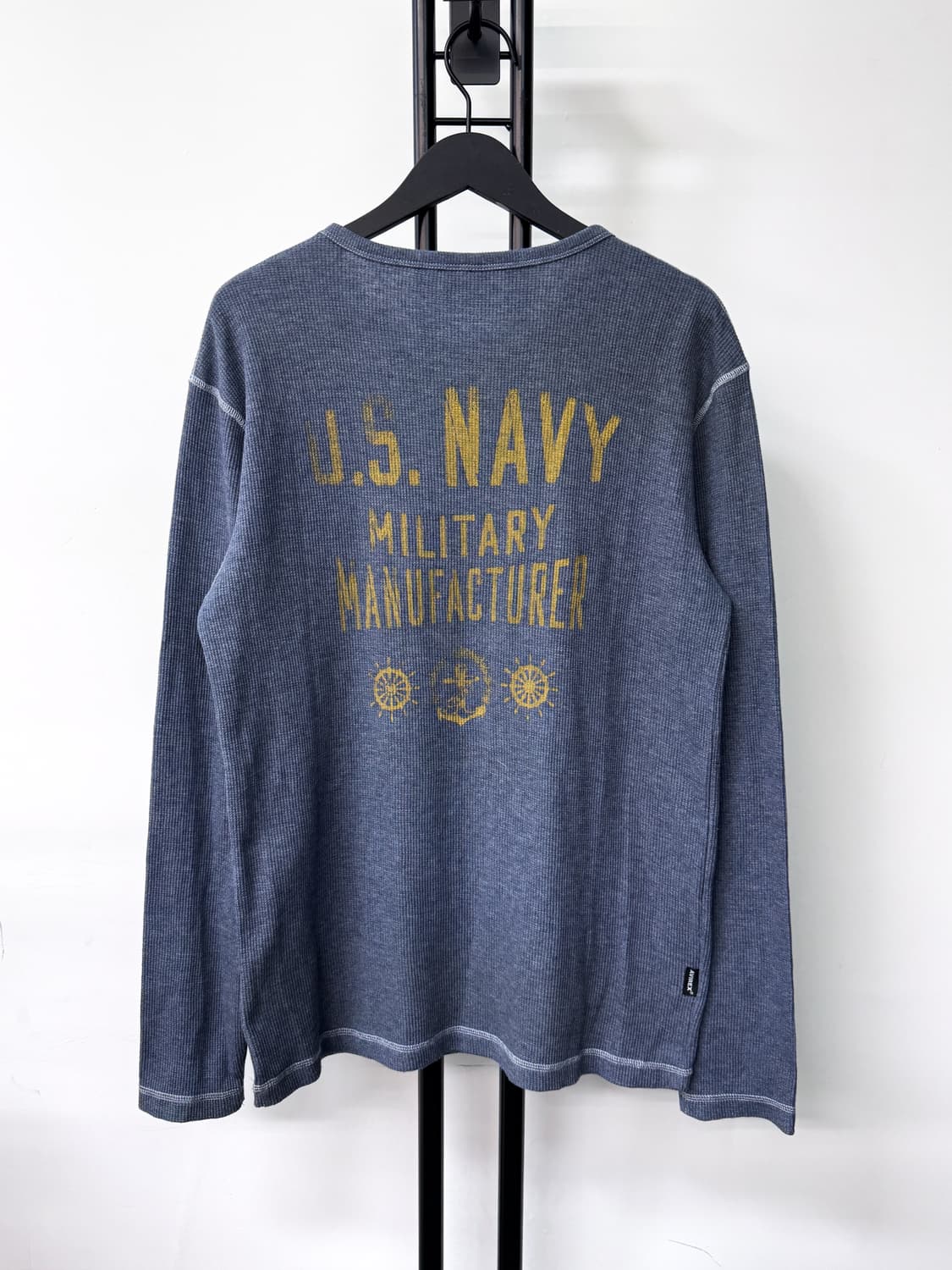 아비렉스 U.S 네이비 와플 롱슬리브 상품이미지3