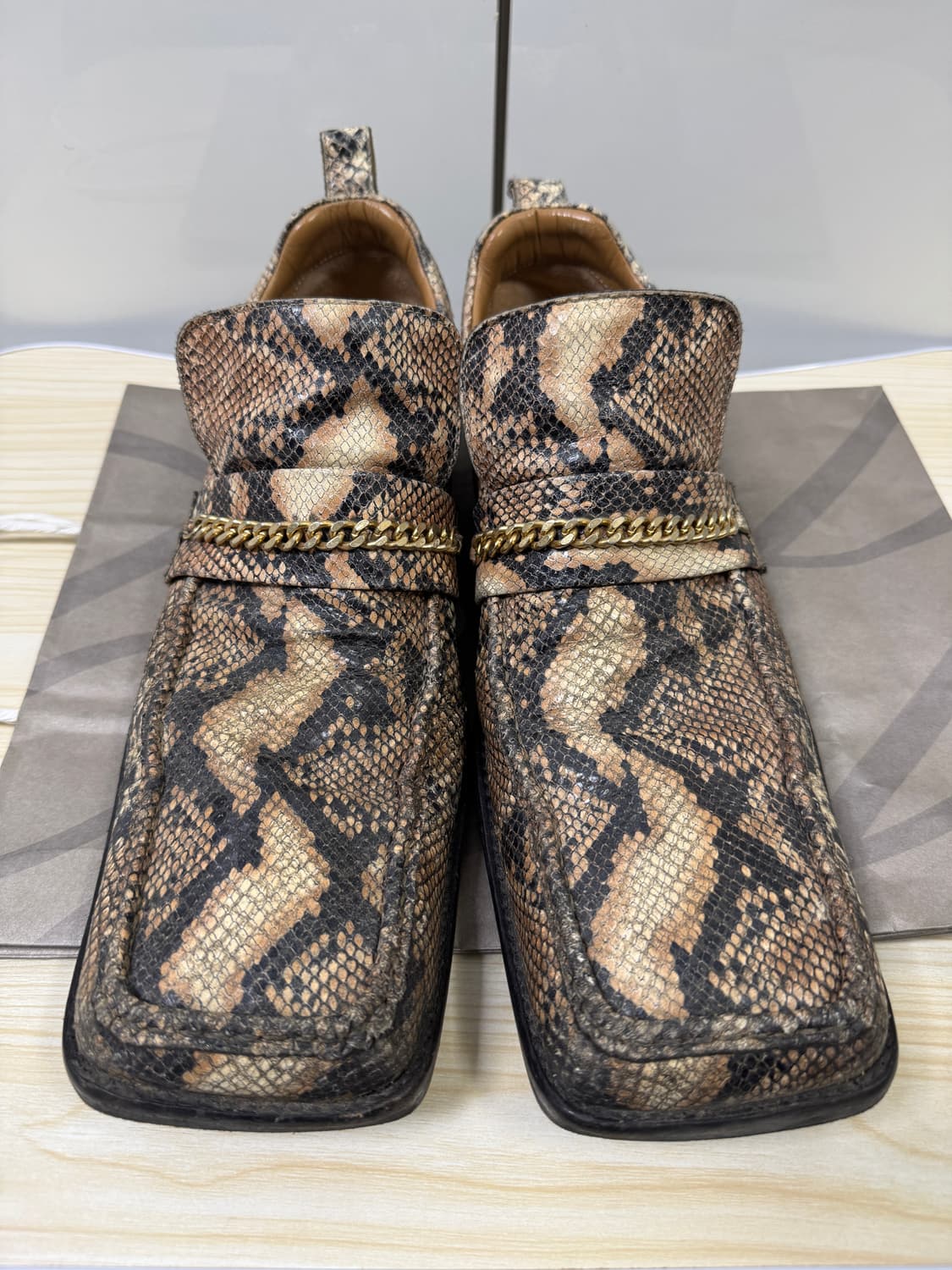 마틴로즈 파이톤 로퍼 42 사이즈 상품이미지1