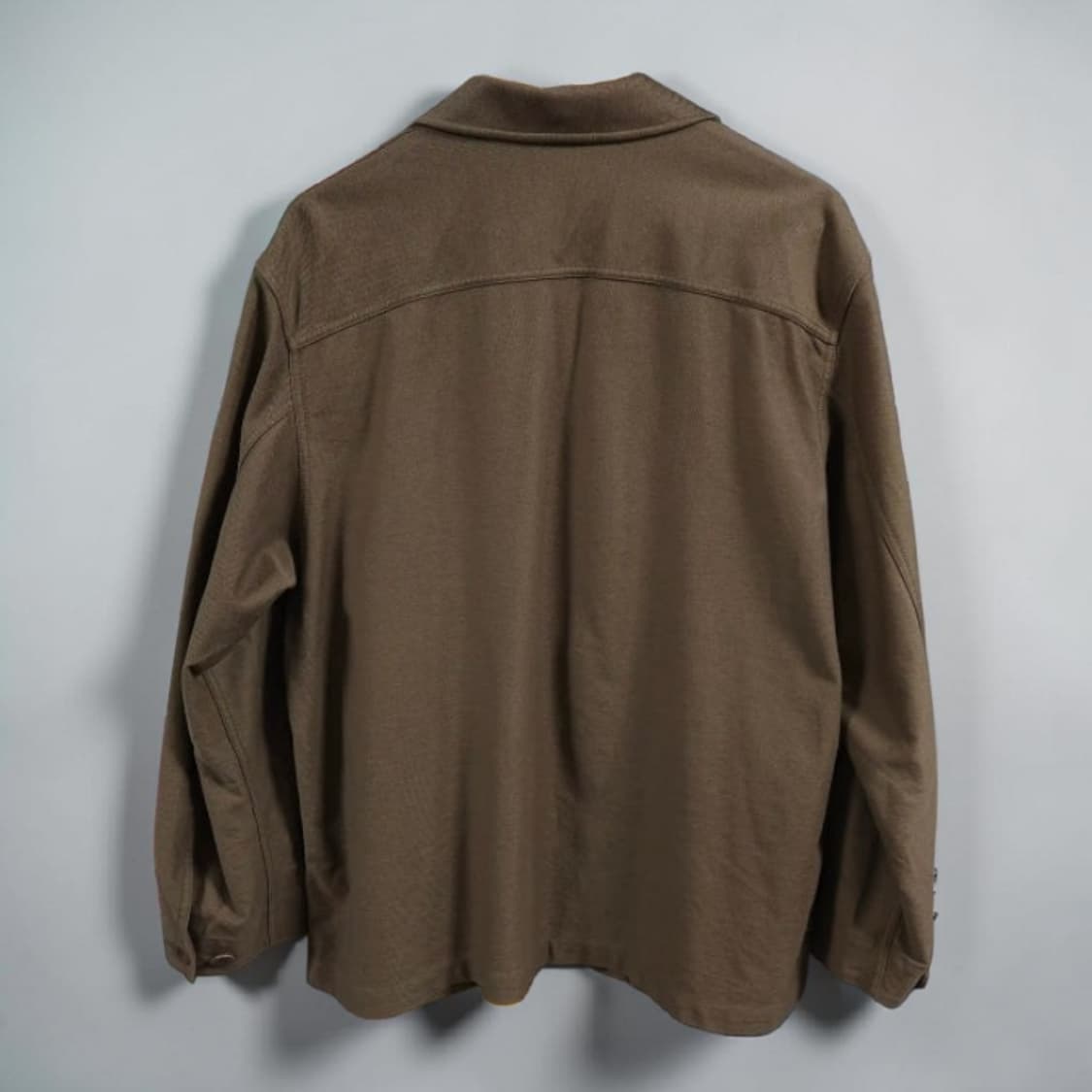 105 Uniqlo 유니클로U 르메르 자켓 카키 브라운 루즈핏 상품이미지4