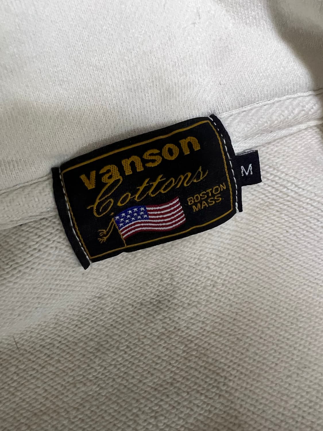 벤슨 본 넥 워머 후드집업 화이트 상품이미지3