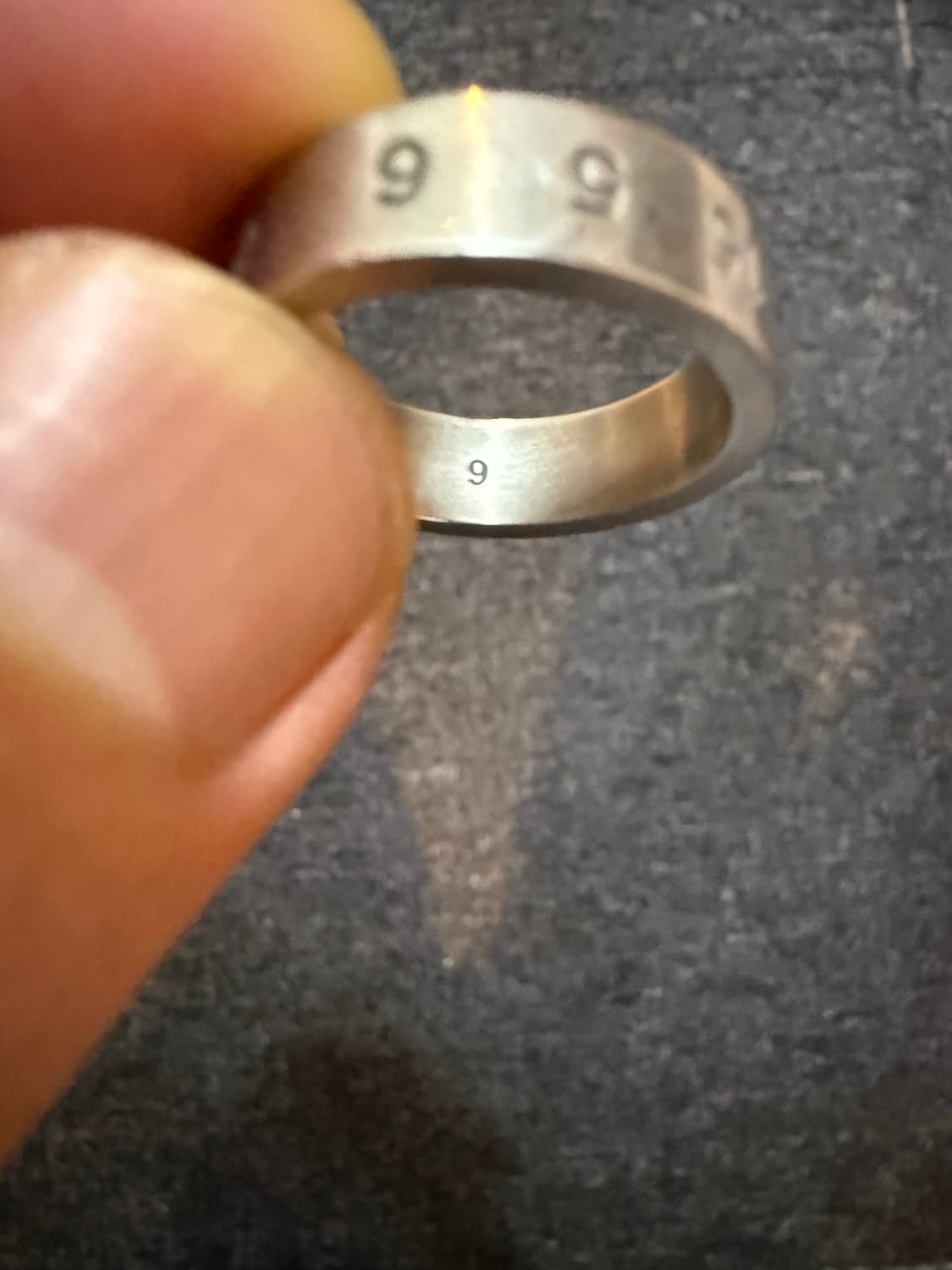 마르지엘라 뉴메리컬 밴드 실버링 상품이미지1