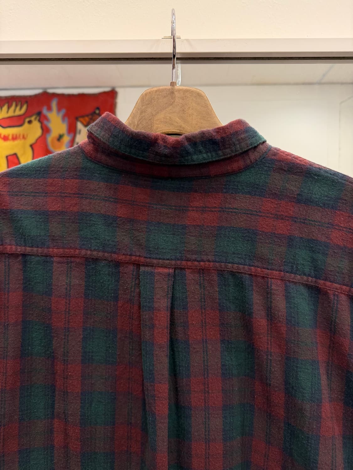 00s L.L.Bean 엘엘빈 플란넬 체크 셔츠 상품이미지6