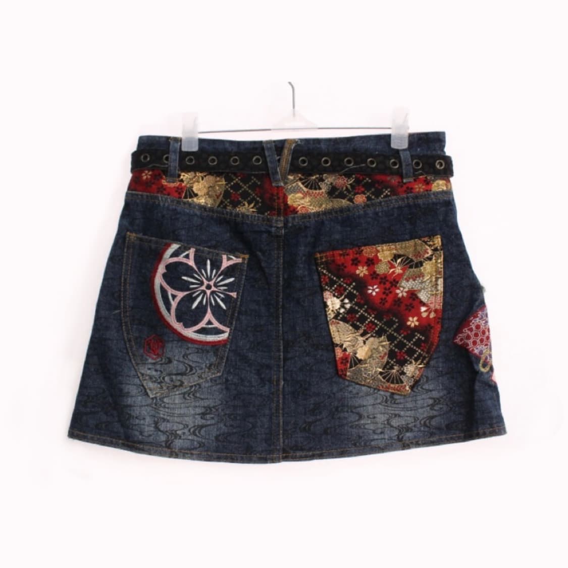 oriental vintage denim skirt༺ 상품이미지2