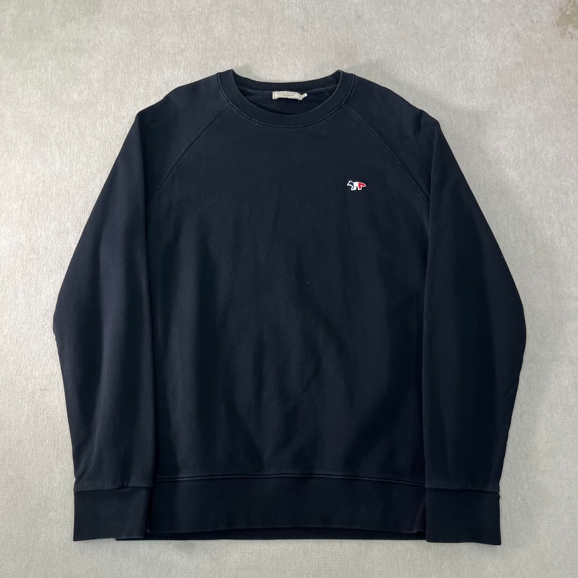 105 메종키츠네 트리컬러 폭스패치 맨투맨 상품이미지1