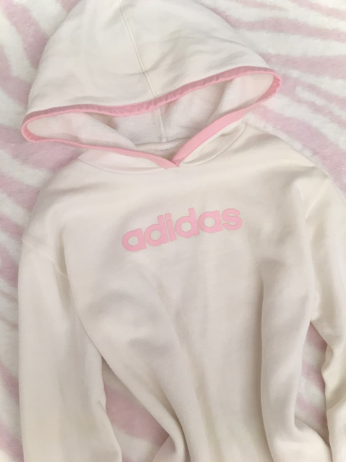 아디다스 흰핑 로고 후드티 스포티 히메갸루 상품이미지4