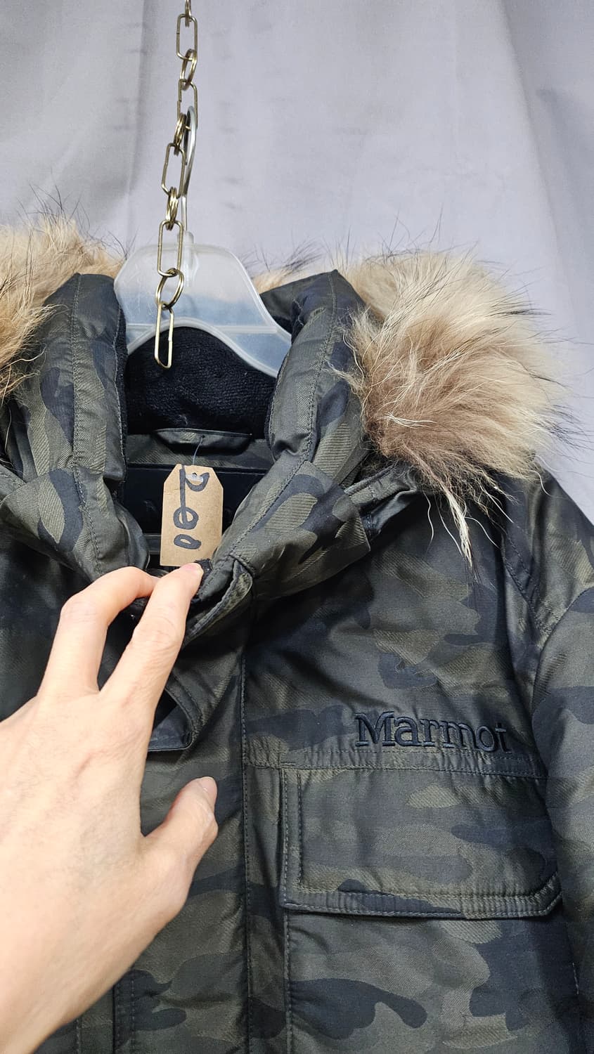 200 마모트  카모 퍼  후드 패딩  상품이미지6