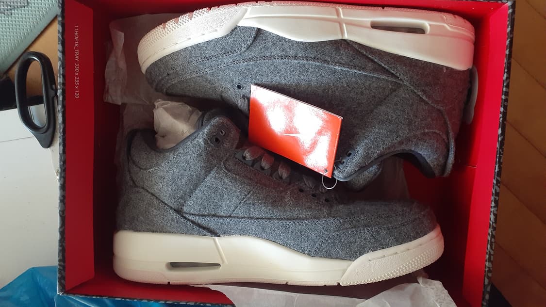 나이키 에어 조던3 울 wool 나코택 새상품 275 상품이미지2