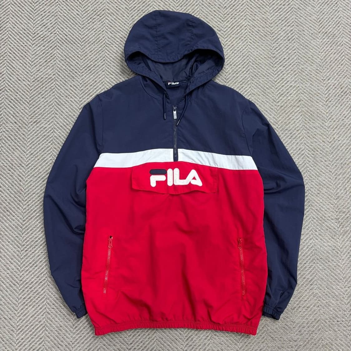 휠라 배색 아노락 v1759 상품이미지1