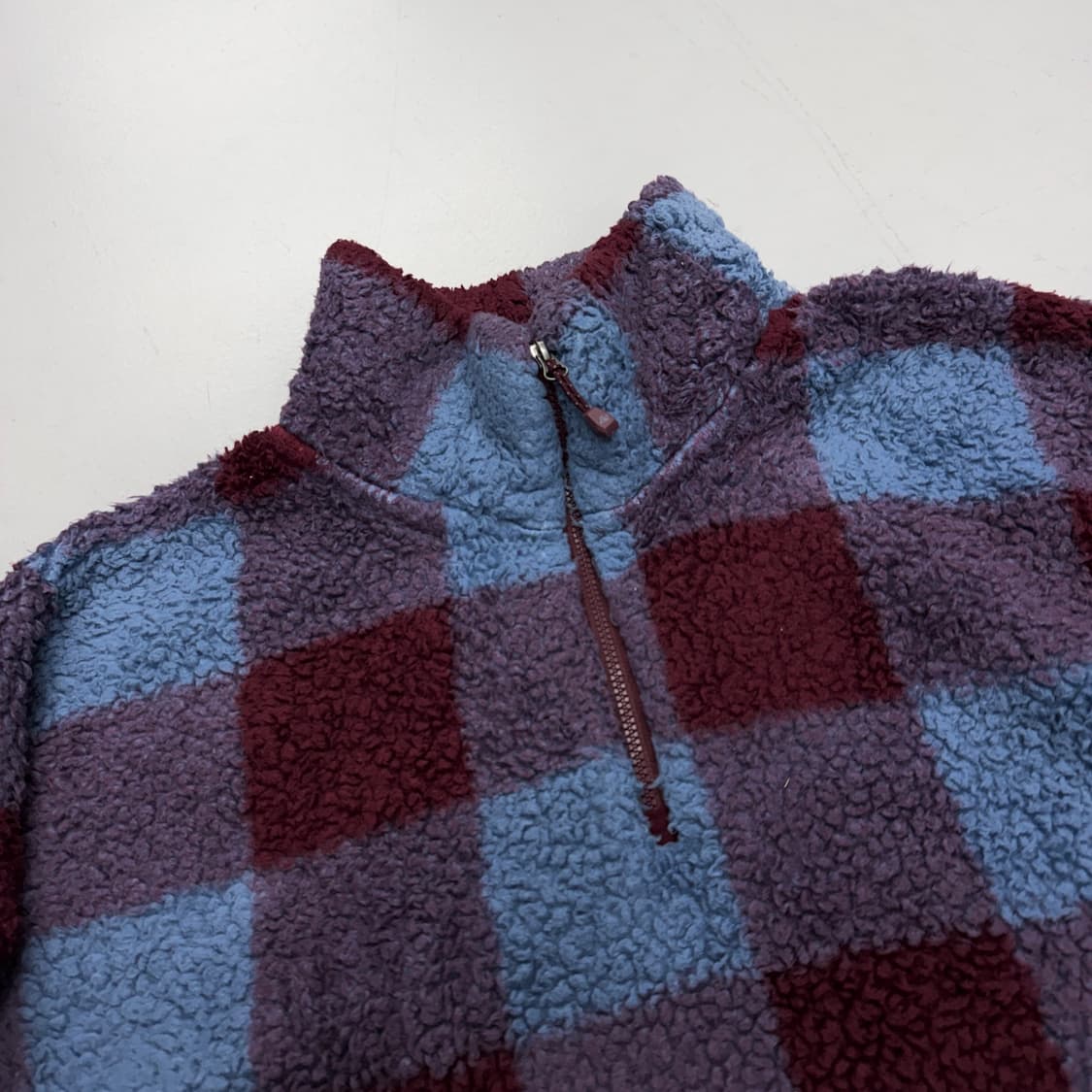 에디바우어 00s 신칠라 아노락 체크 플리스 상품이미지3