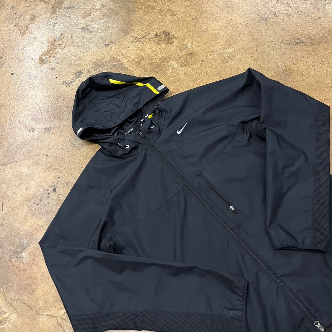 [정품/L] 나이키 블랙 바람막이 후드집업 b14 상품이미지1