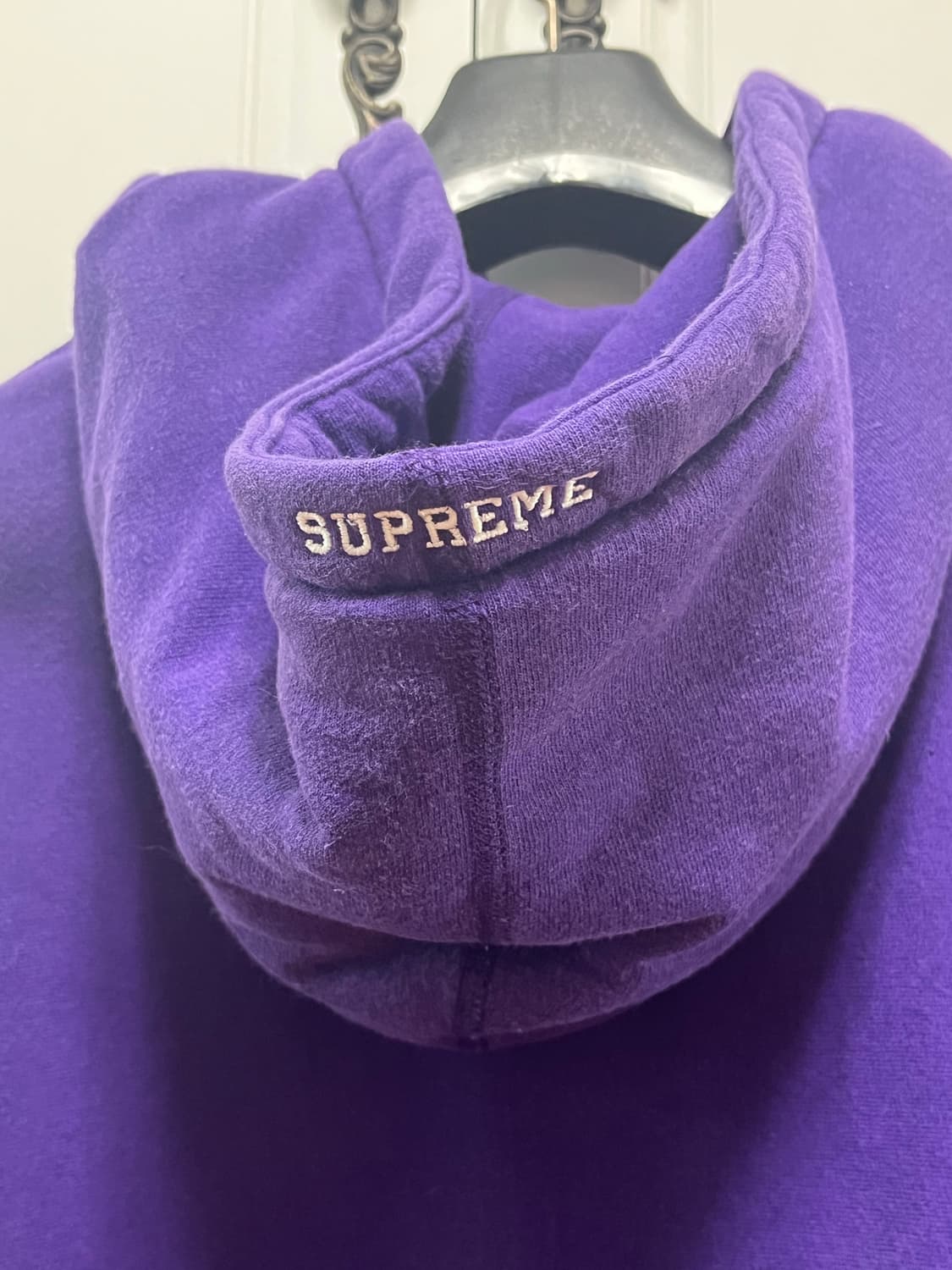 슈프림 s로고 후드티 퍼플 상품이미지5