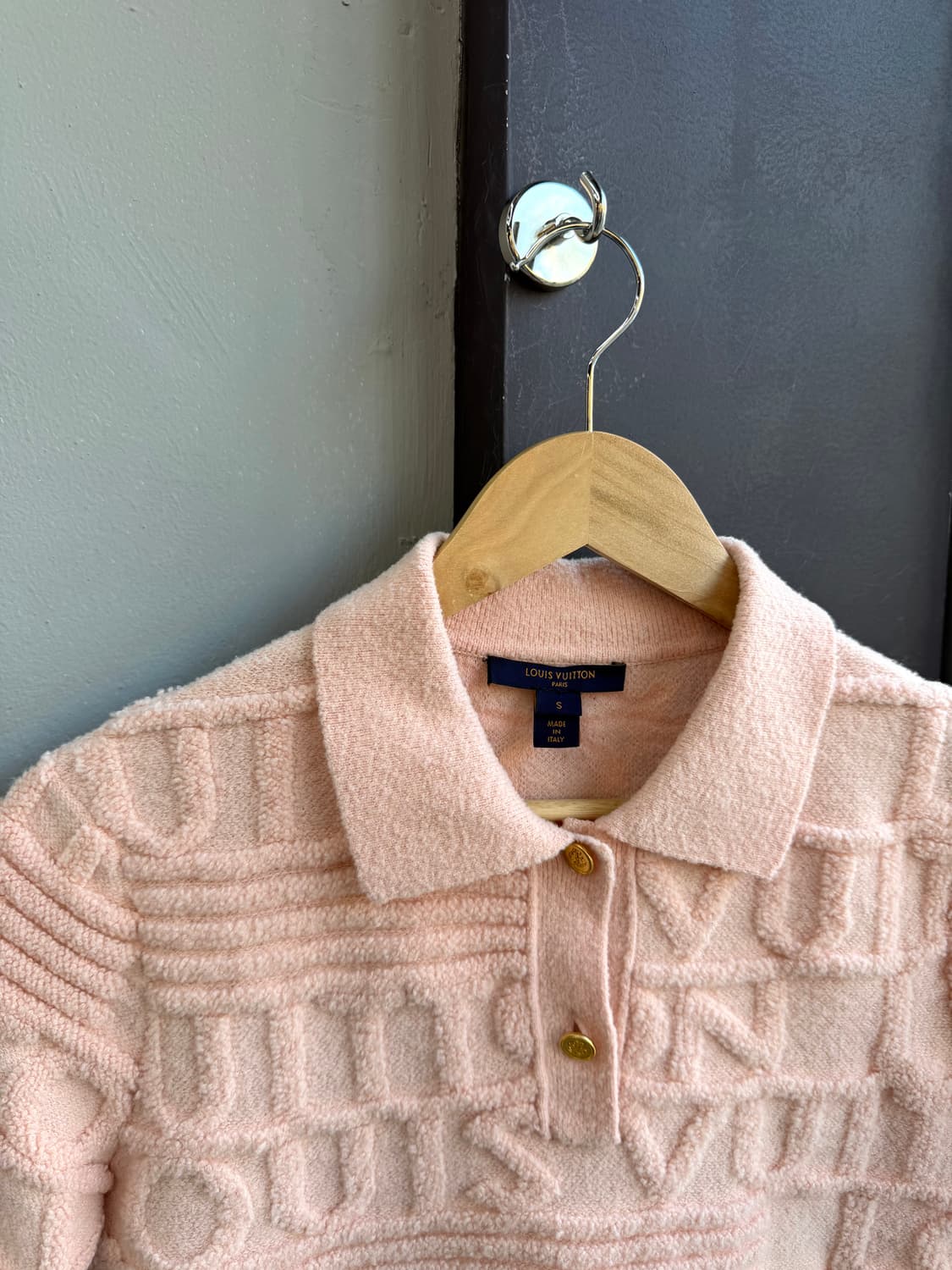 S/ 루이비통 텍스처 페리 폴로 니트 상품이미지4