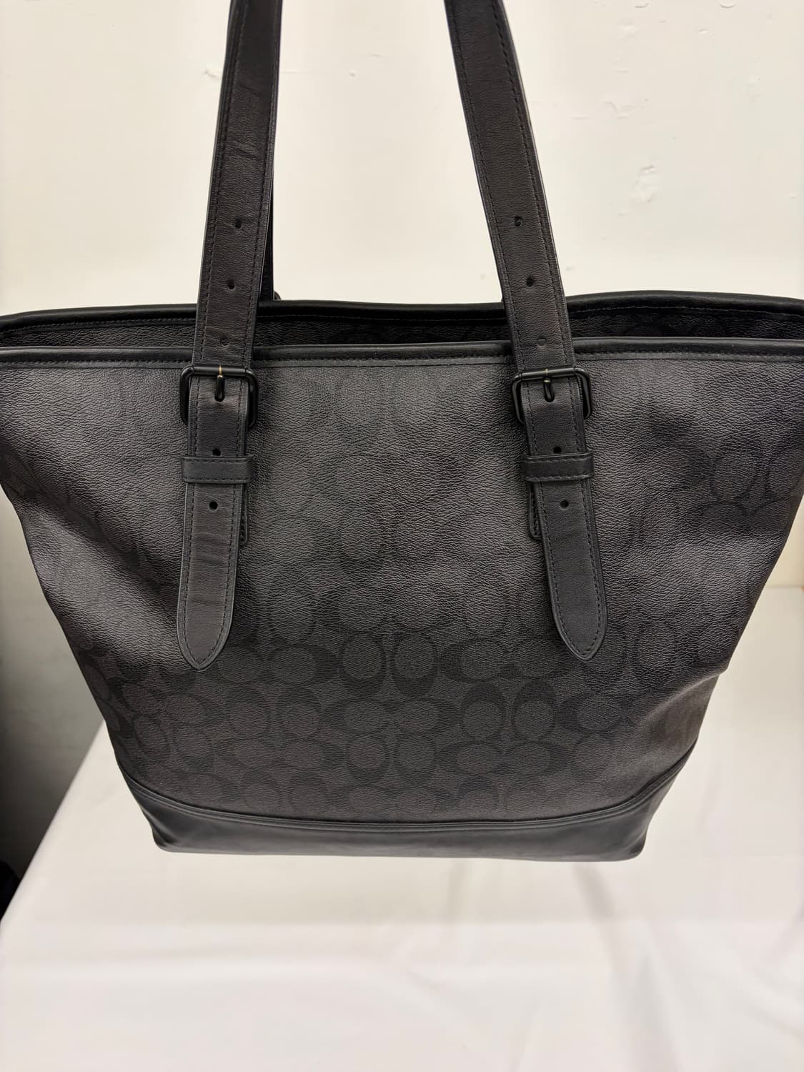 코치 블랙 시그니처 빅 토트백 상품이미지2