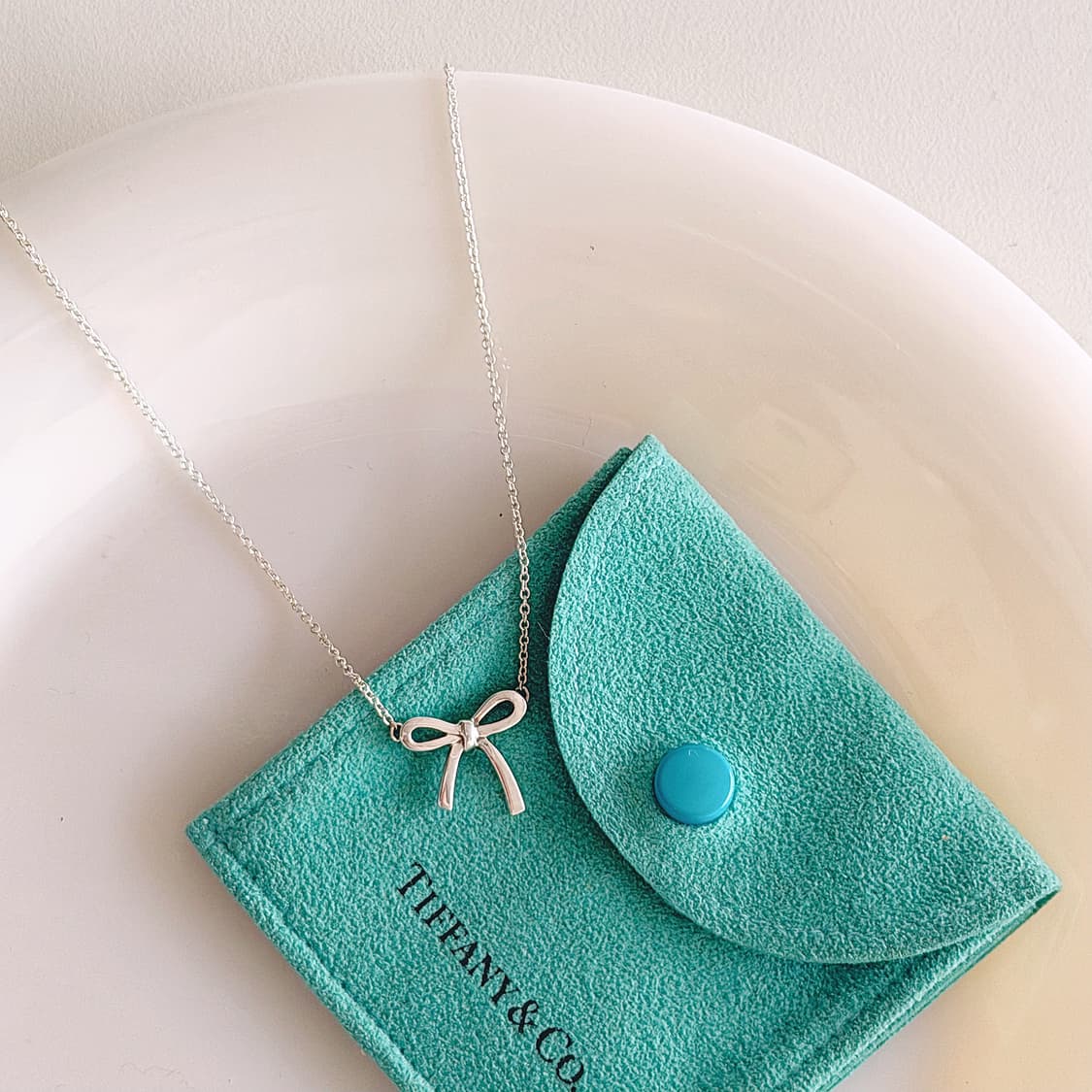 티파니 앤코 신슬기 리본 목걸이 상품이미지5