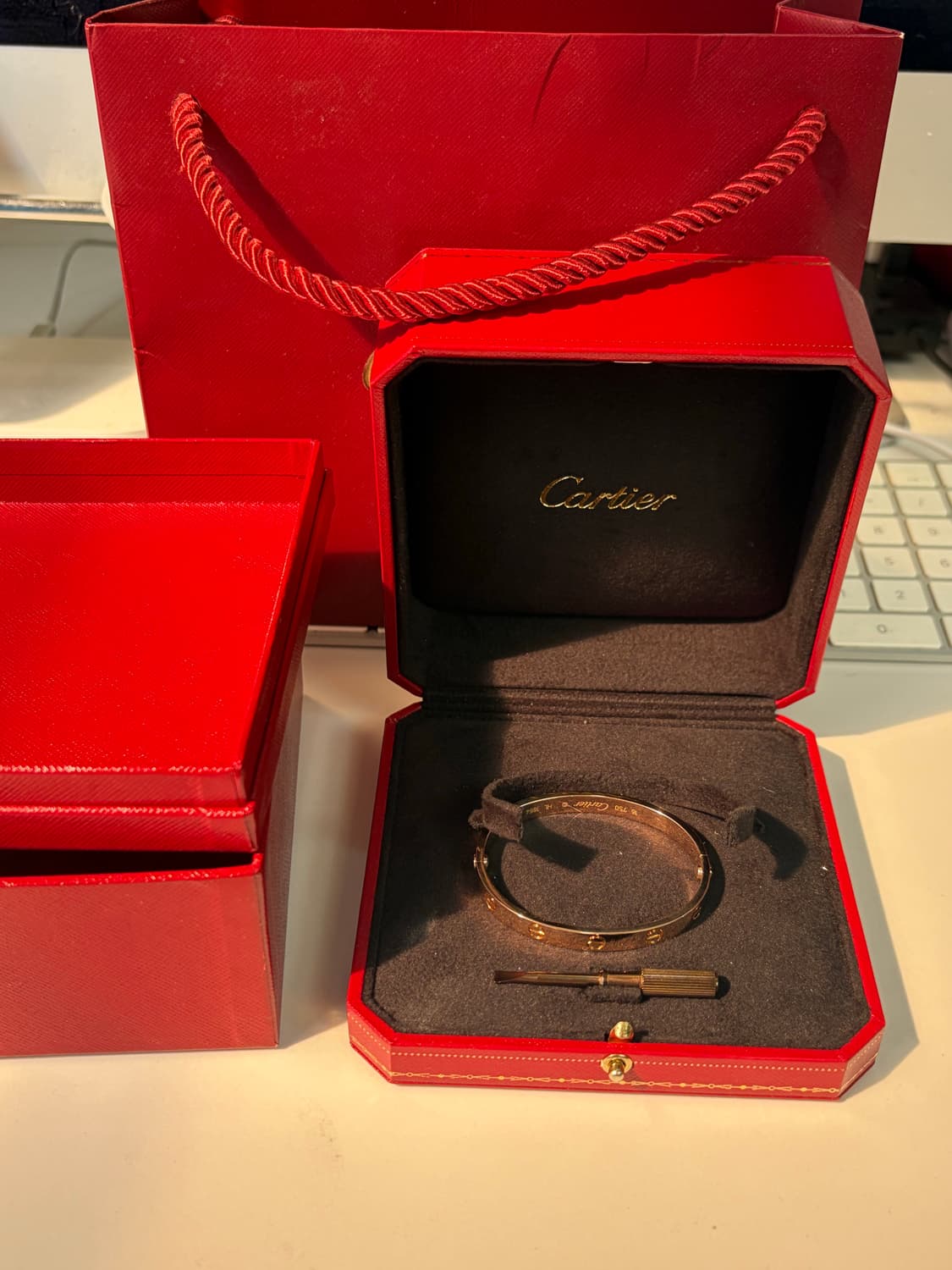 까르띠에 러브팔삐 로즈골드 16호  상품이미지4