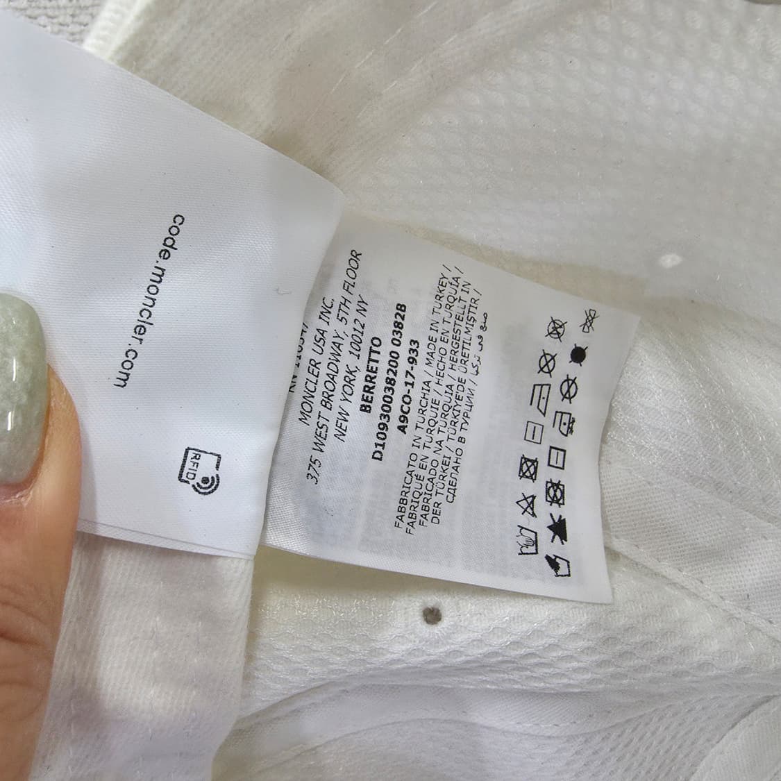 [F] 몽클레어 볼캡 모자  0127J 상품이미지7