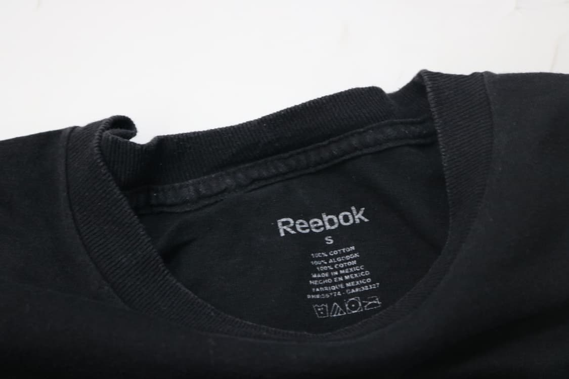 Reebok 리복 빈티지 스파르탄 레이스 그래픽 블랙 티셔츠 (S) 상품이미지8
