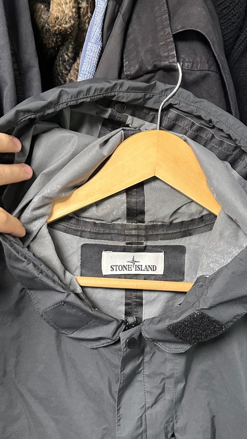 스톤아일랜드 가먼트 포퍼먼스 바람막이 자켓 L 정품 급처 상품이미지7