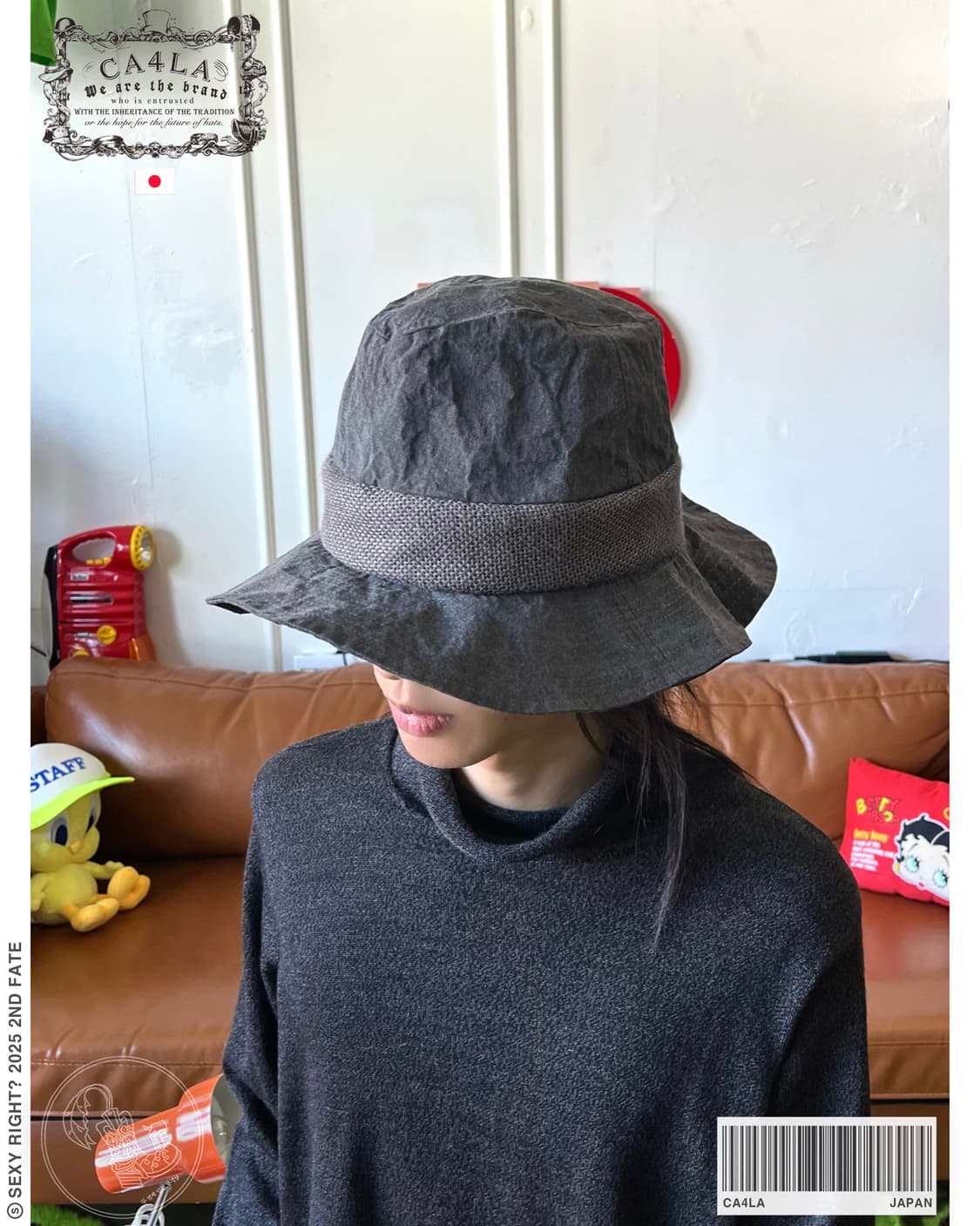 CA4LA Japan Pedora Hat 상품이미지1