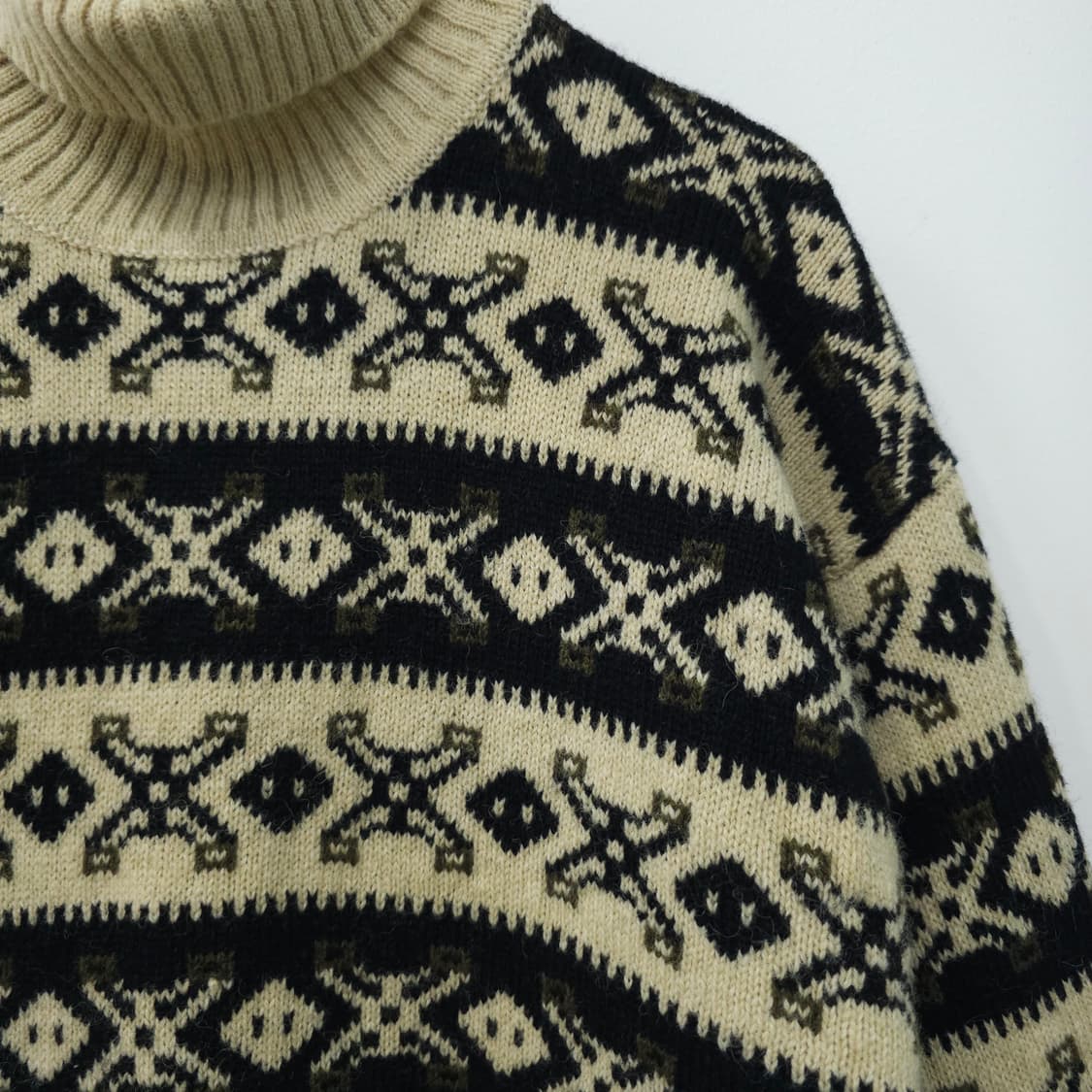 모 100% 노르딕 터틀넥 니트 상품이미지5