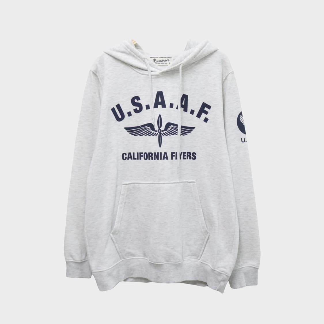 BEAUMERE 백멜란지 후드티 61210 상품이미지1