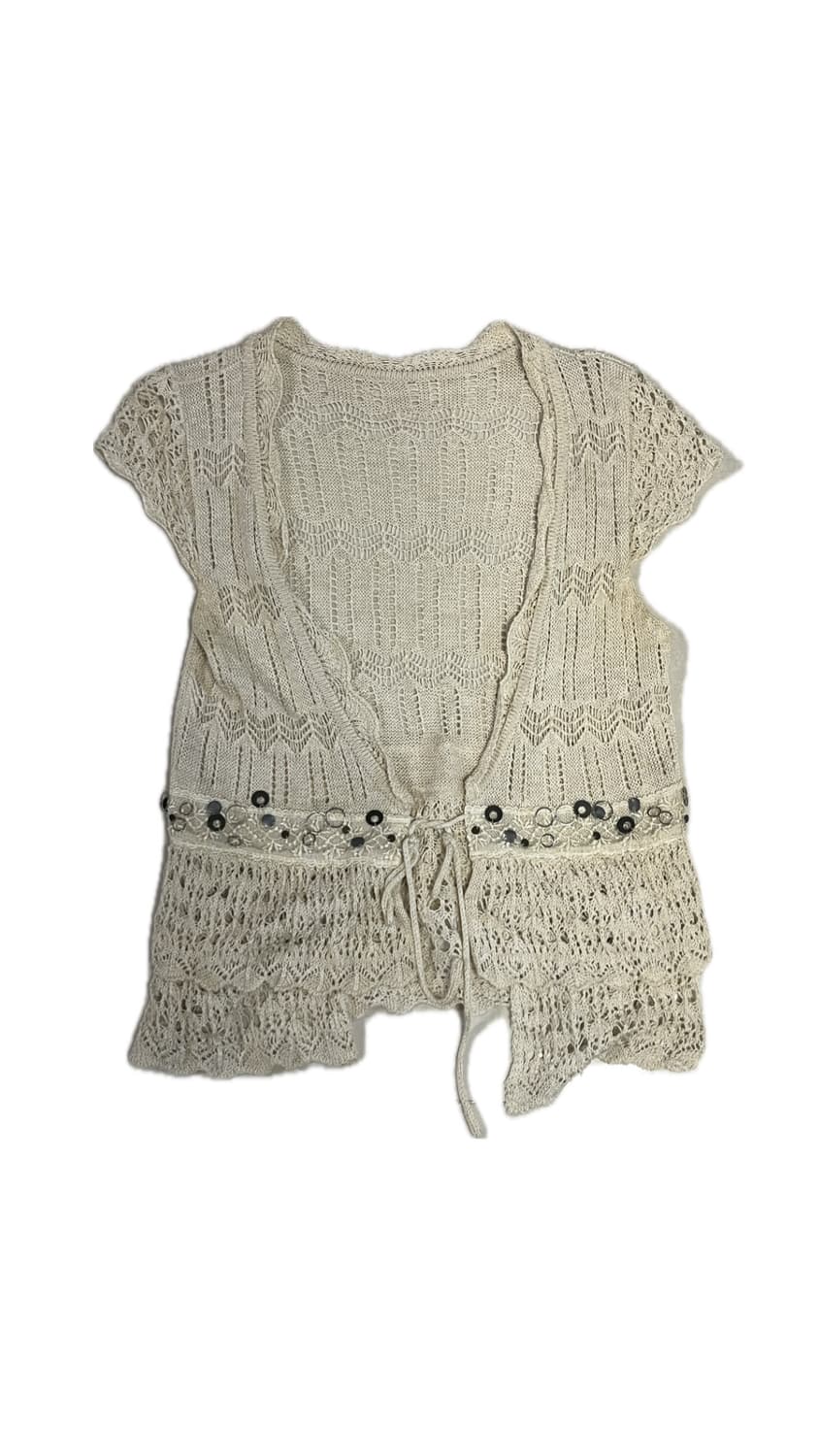 빈티지 Vintage Crochet knit vest 상품이미지1
