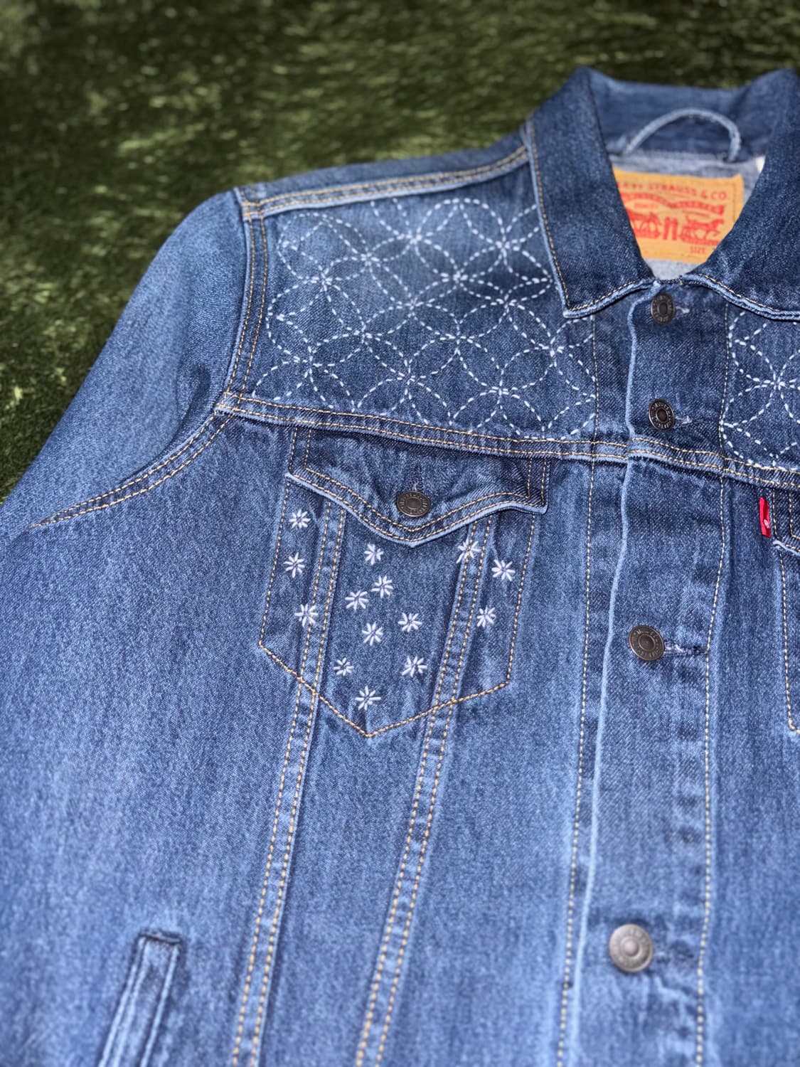 [XL] 리바이스 재패니즈 사시코 커스텀 3rd 데님 자켓 인디고 상품이미지3