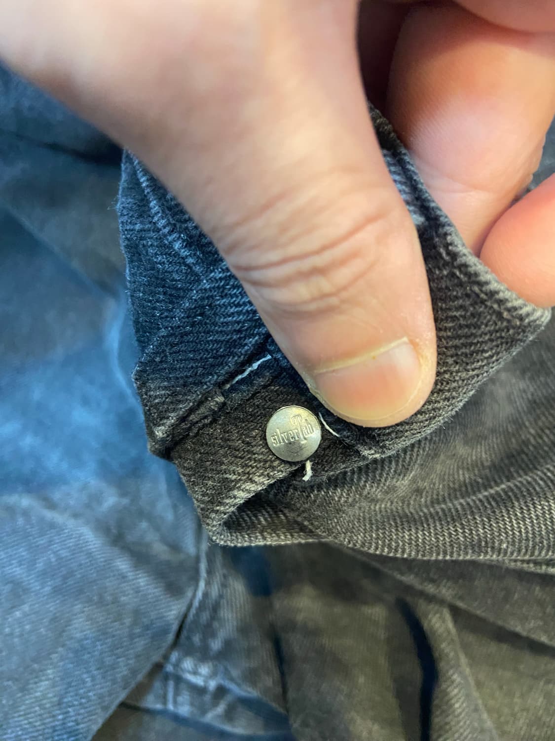 [38x32]90s 리바이스 실버탭 배기 흑청 상품이미지9