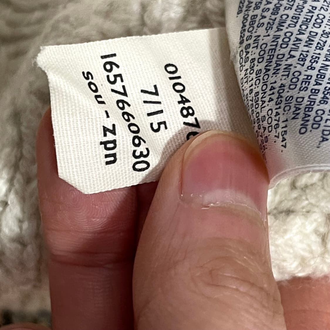 타미힐피거 베이지 로브 피셔맨 가디건 여성M 상품이미지8