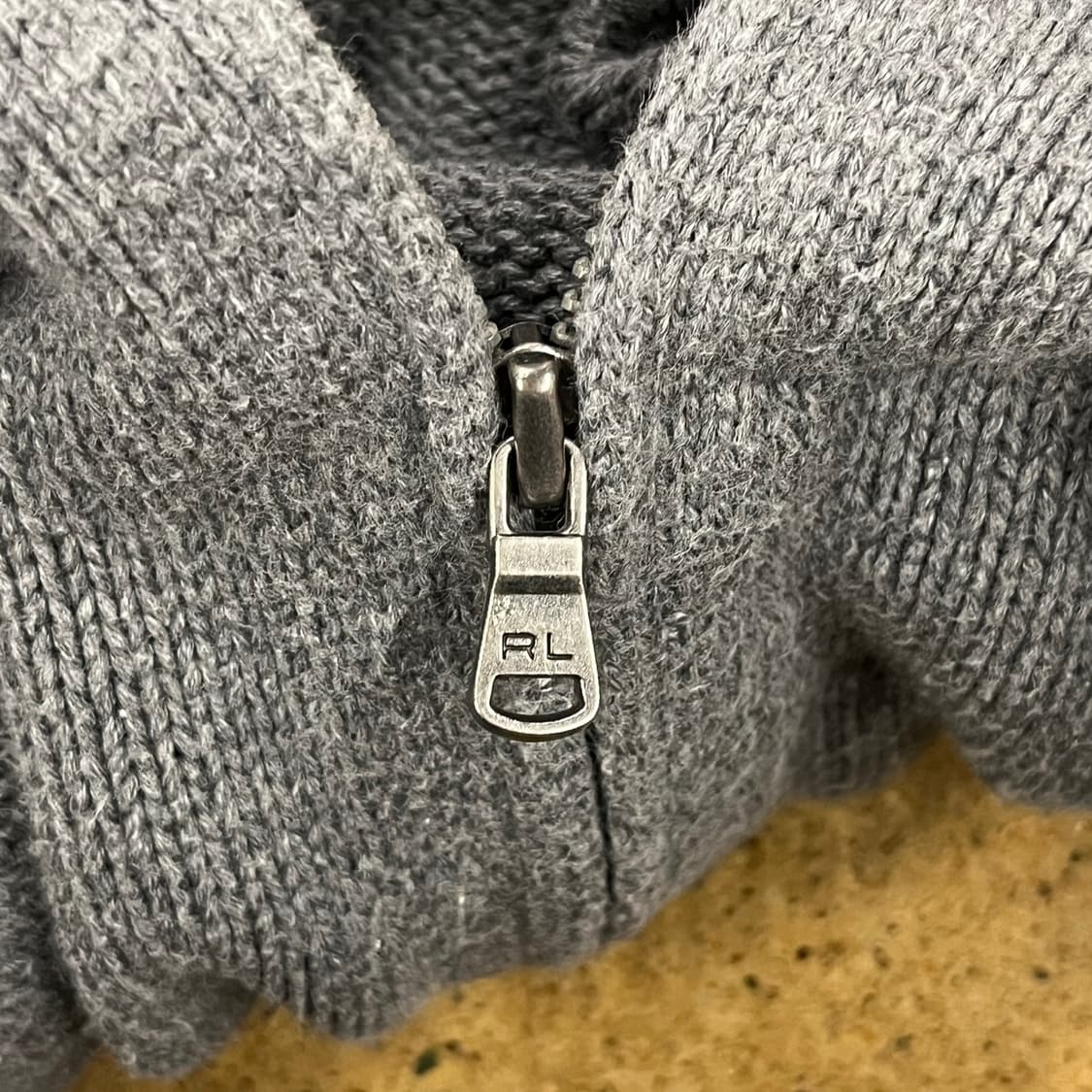 폴로 랄프로렌 그레이 니트 집업 빅포니 상품이미지7