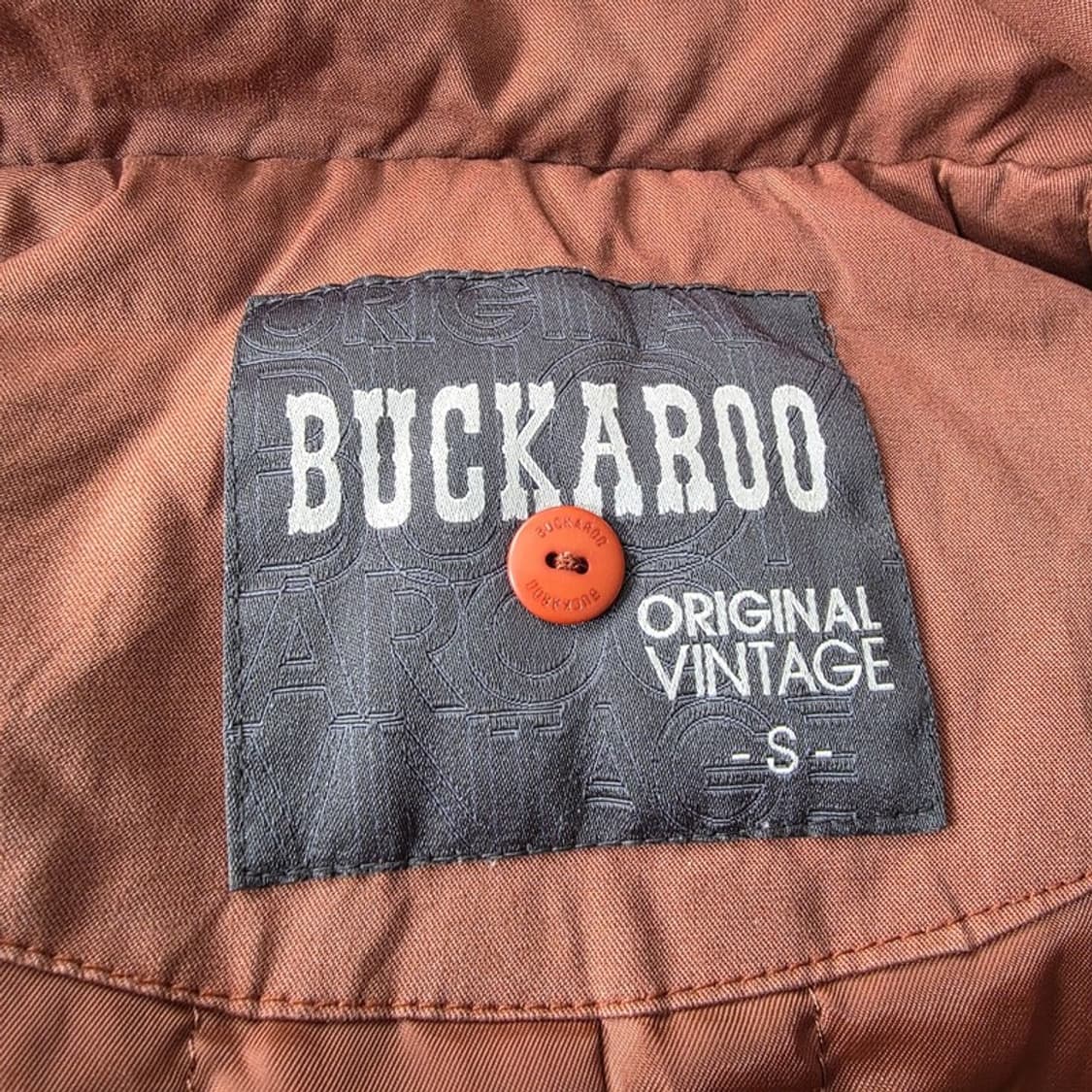 버커루 빈티지 버건디 후드 사파리 야상 S 상품이미지6