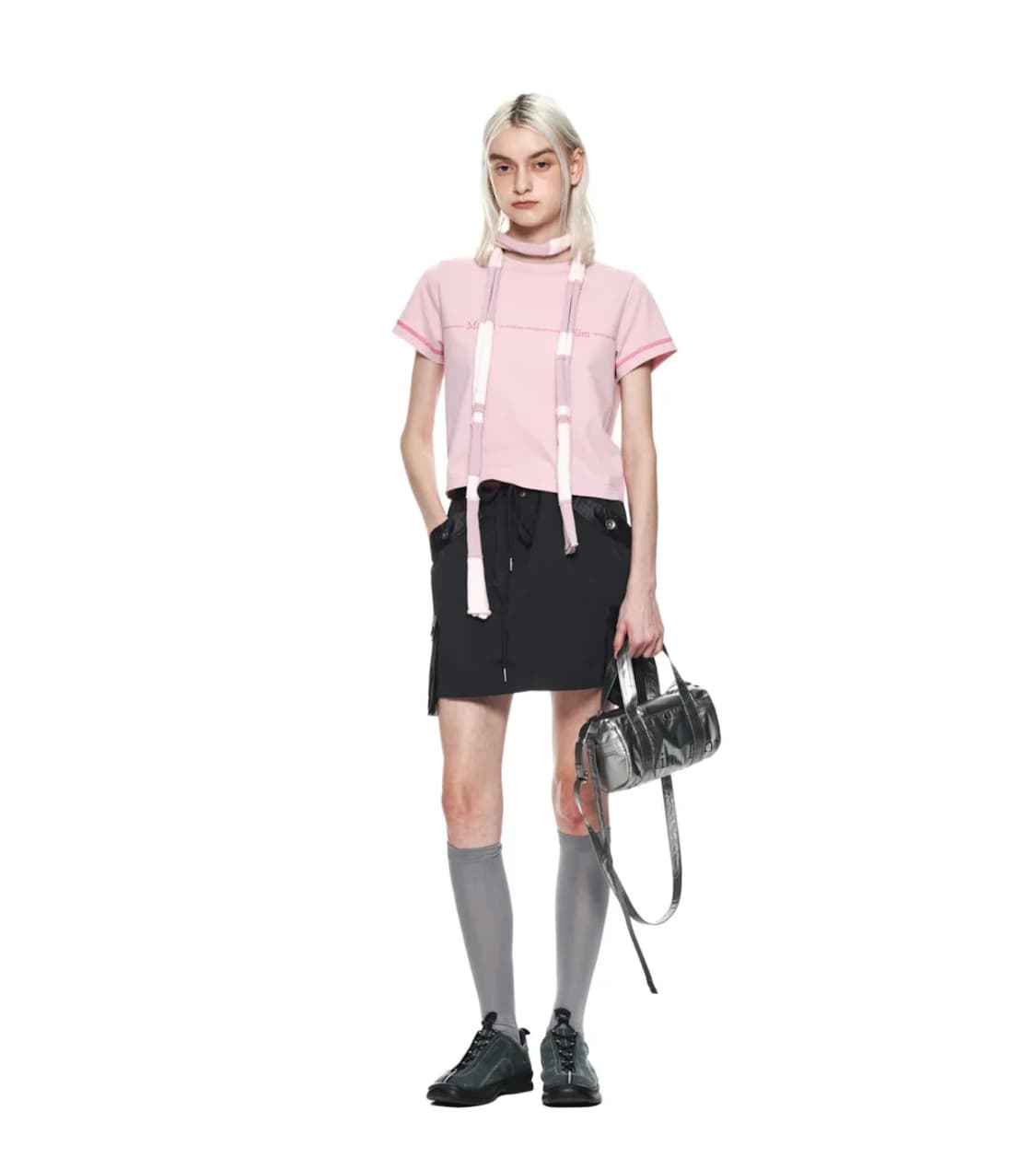 Matin kim CARGO MINI SKIRT IN CHARCOAL  상품이미지3