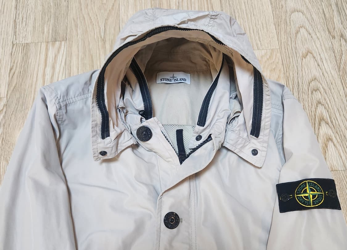 [정품] 스톤아일랜드 자켓 트렌치코트 베이지 L (남성용) 새상품 한정판 상품이미지5