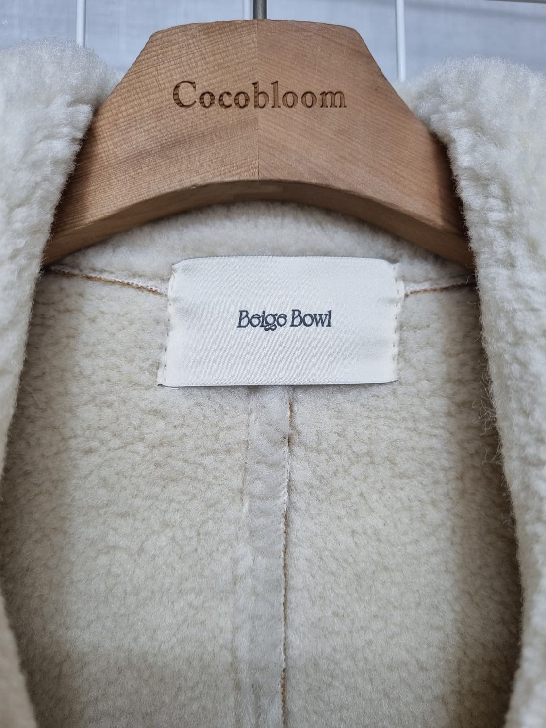 (택포) 베이지보울 하프 무스탕 상품이미지8