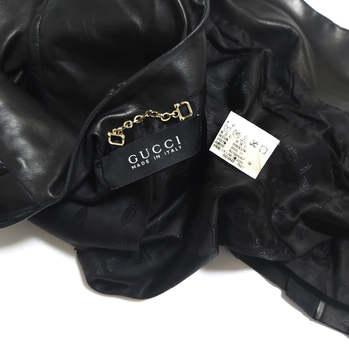 구찌 Gucci 05s 아카티브 램 레더 자켓 상품이미지7