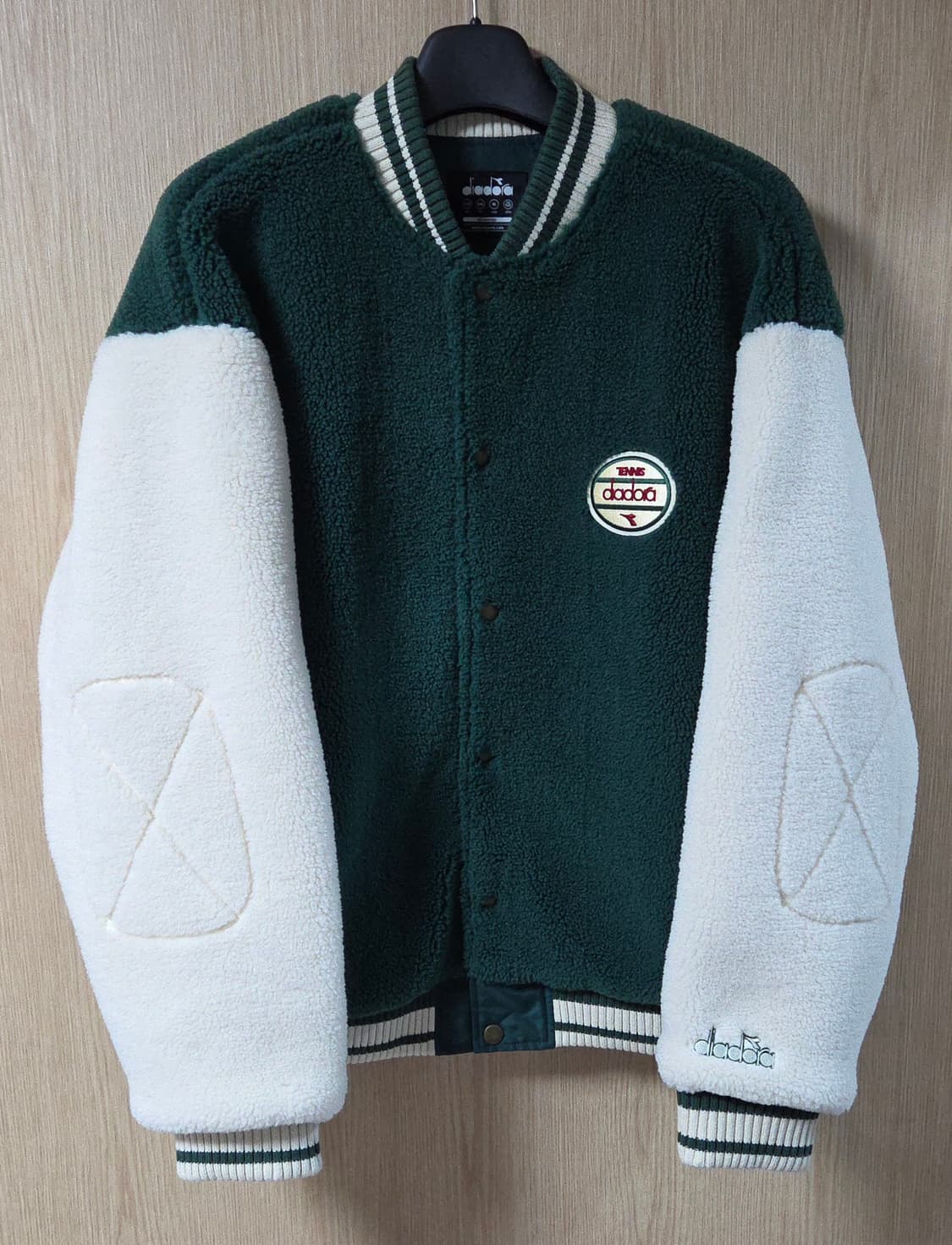 (착샷) 디아도라 아틀레티카 플리스 봄버 자켓 바시티 상품이미지1