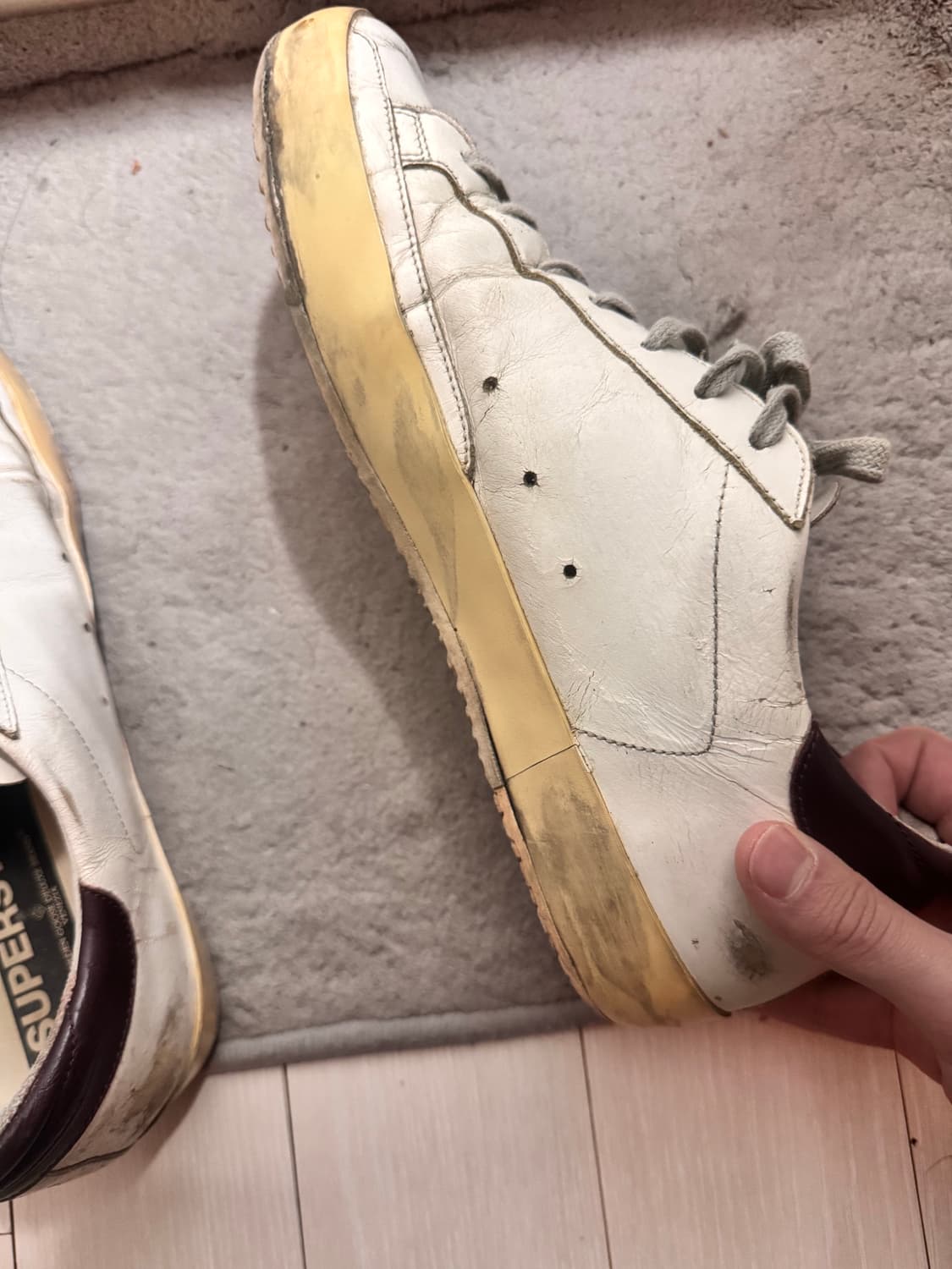 골든구스 스니커즈 브라운탭 270(42) 상품이미지4