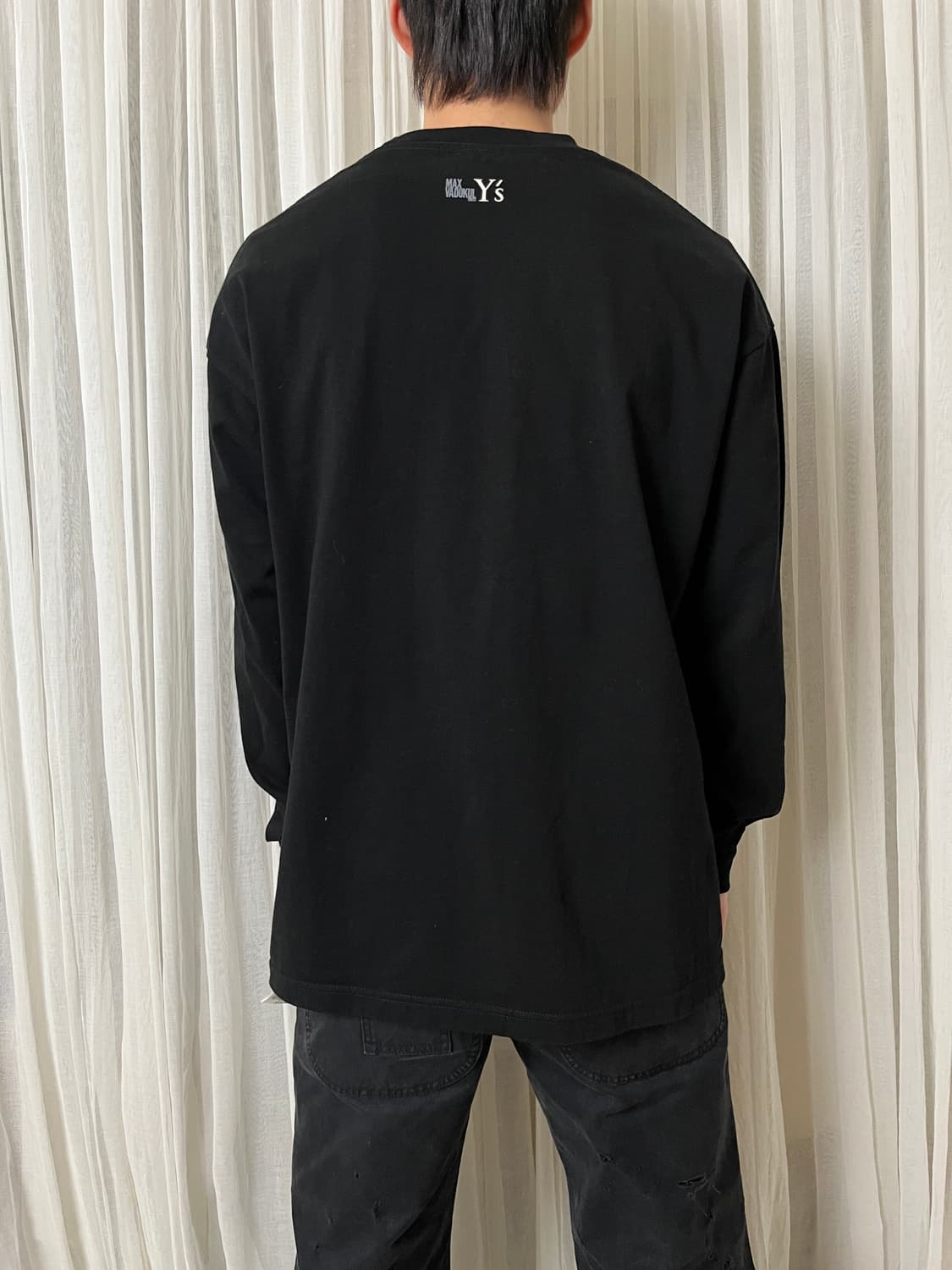 Yohji yamamoto X max vadukul 프린팅 롱슬리브 티 상품이미지9