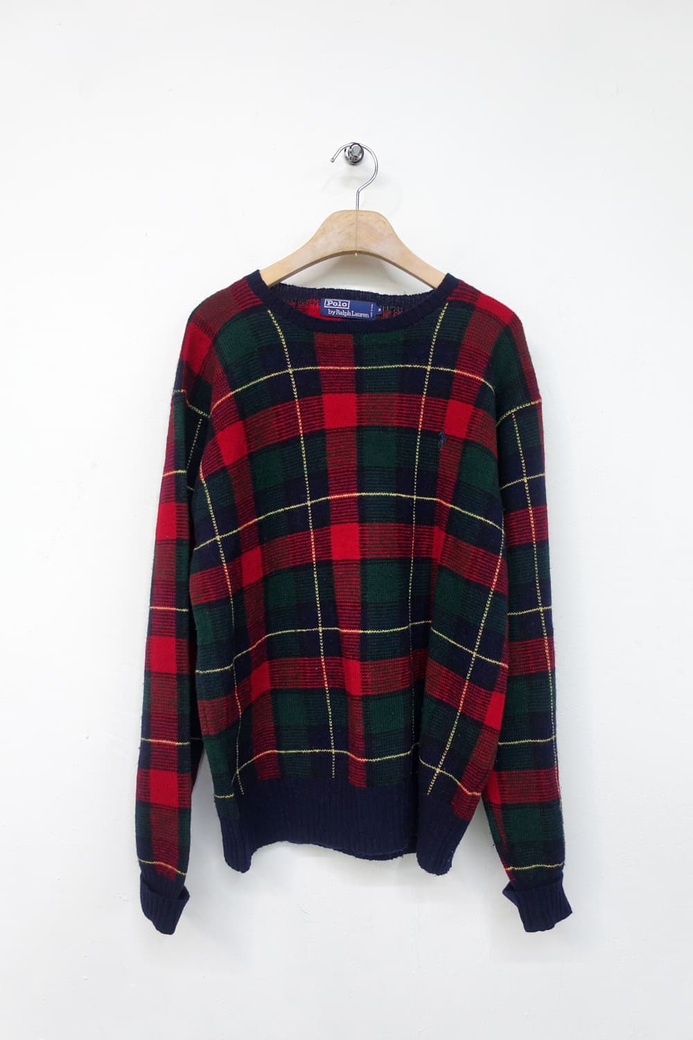 폴로 랄프 로렌 타탄 체크 니트 상품이미지5