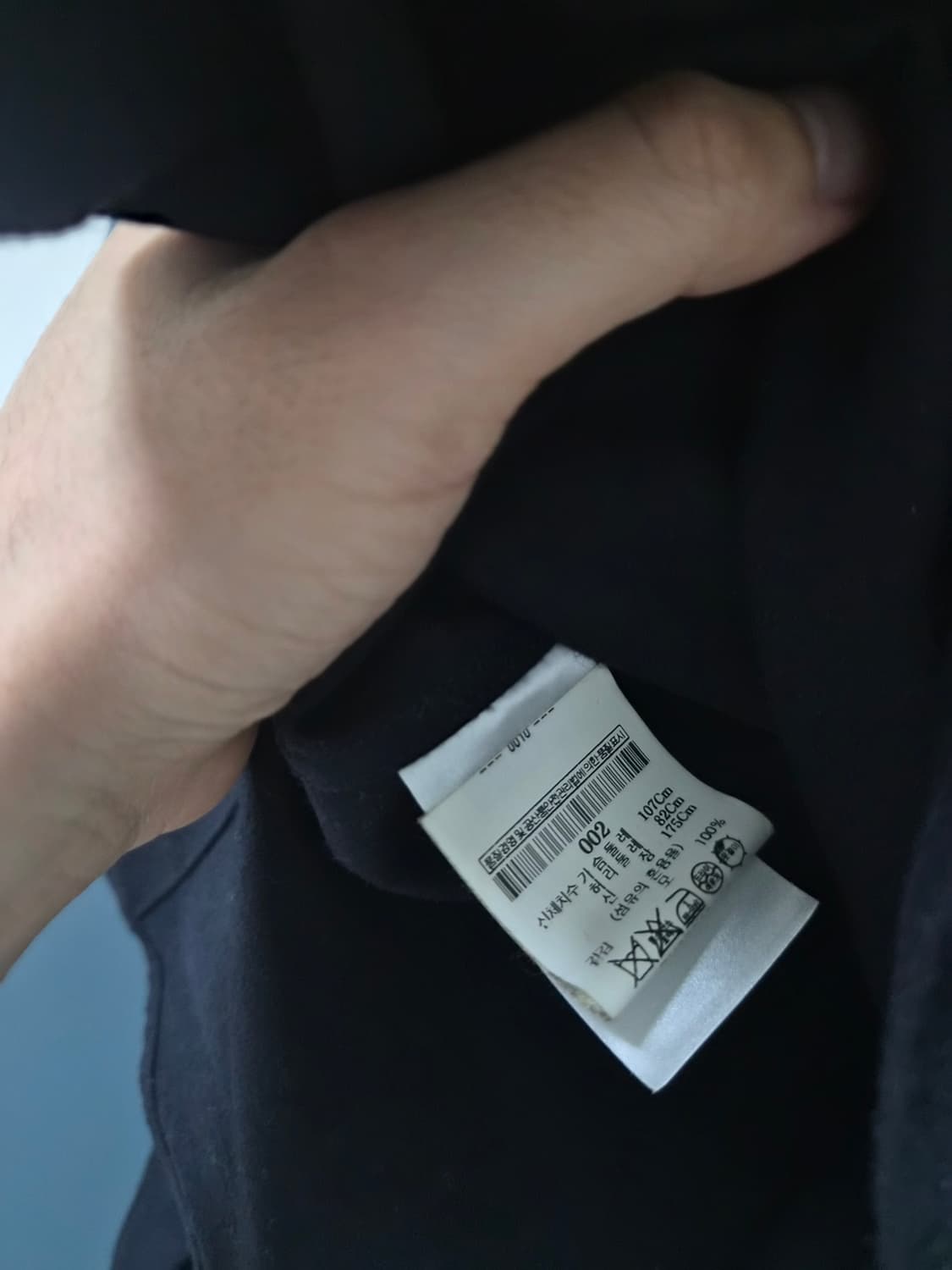 톰브라운 울 플란넬 셔츠 블랙 2사이즈 상품이미지6