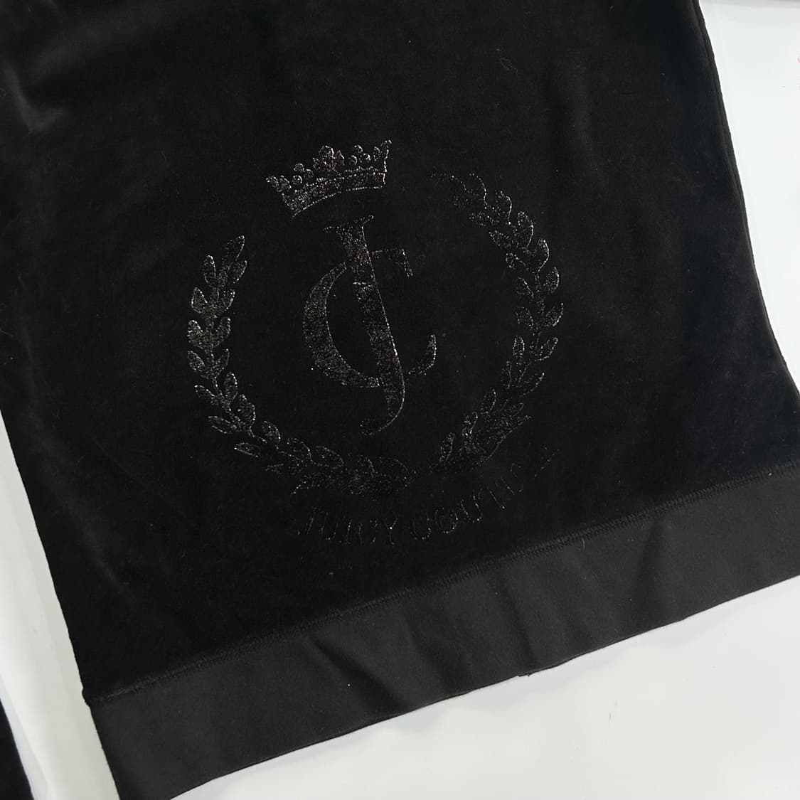 Juicy couture 쥬시꾸뛰르 왕관 블랙 벨벳 후드집업  상품이미지5