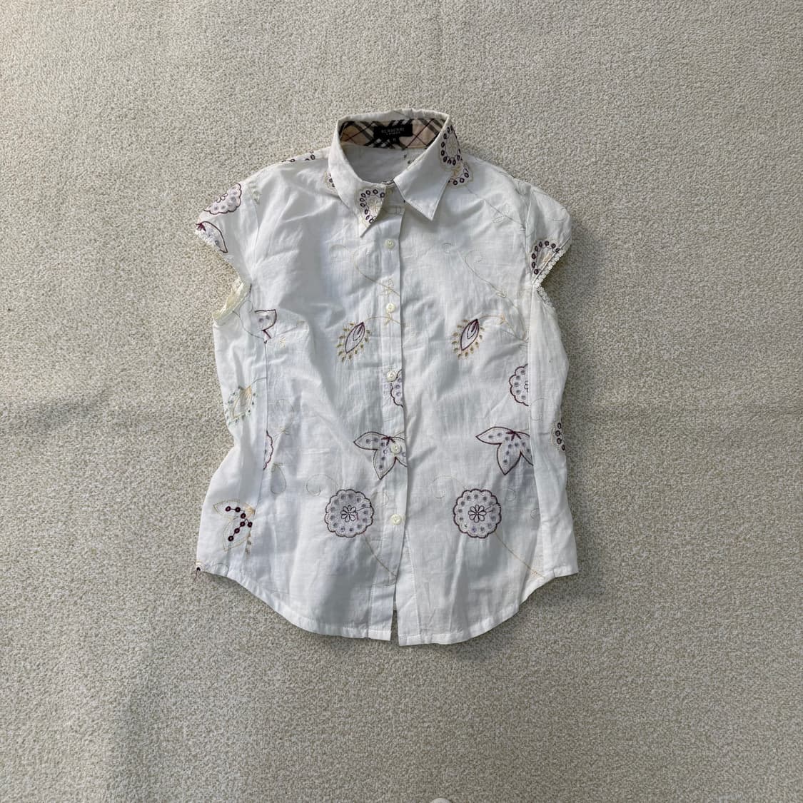 M 고급 여성 플라워 민소매 0225T1 상품이미지1