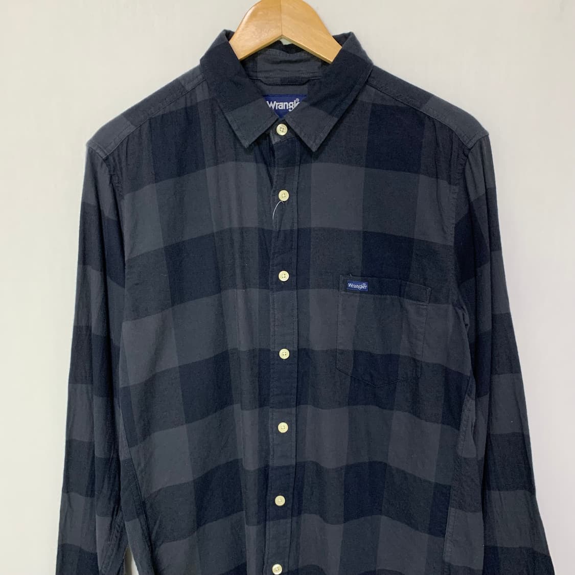 랭글러 빈티지 체크 남방 셔츠 남녀공용 L 상품이미지2