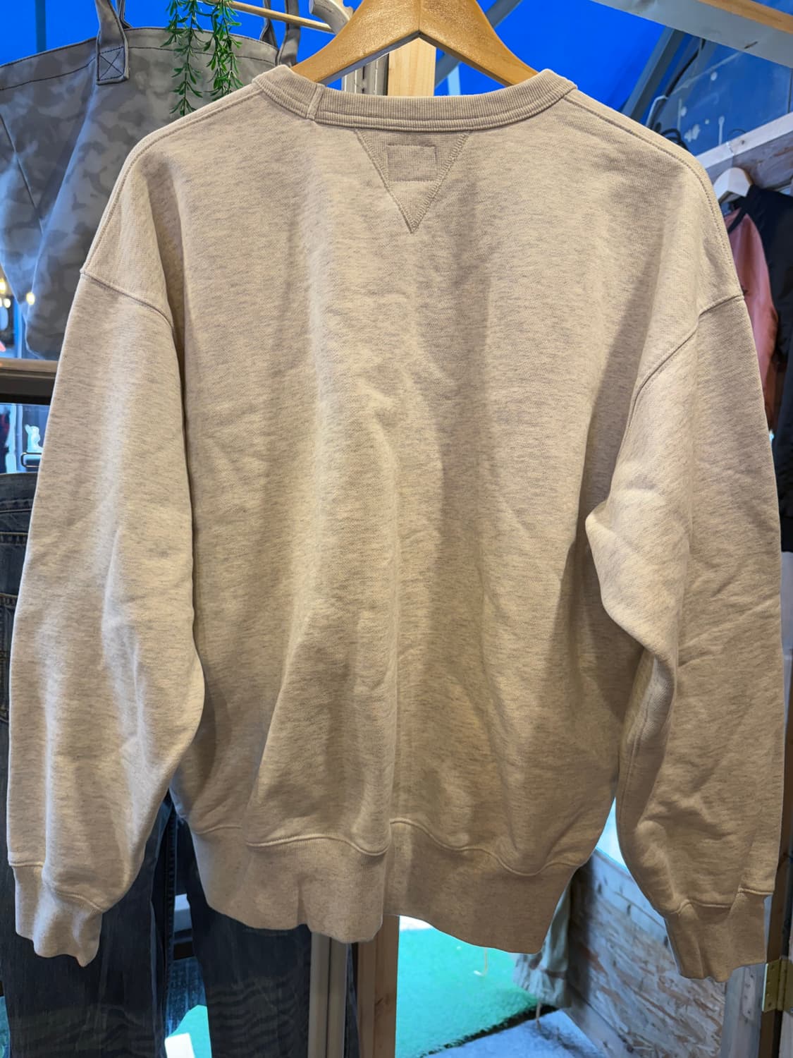 아웃스탠딩 멜란지 맨투맨 상품이미지4