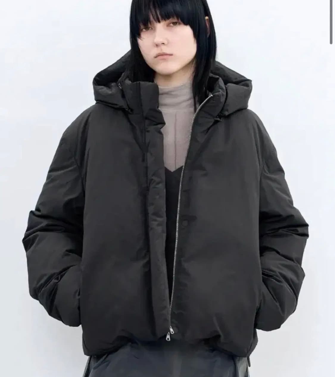 인사일런스우먼 덕다운 자켓 블랙 상품이미지1